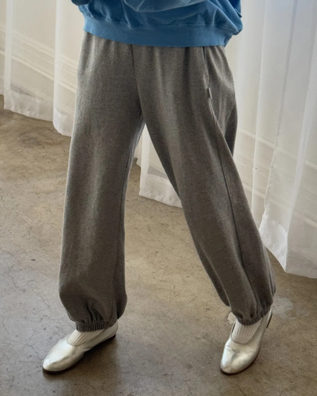 Cotton Balloon Jogger Pants