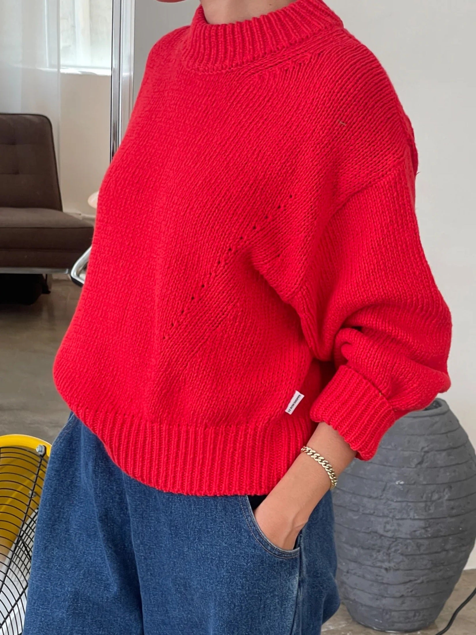 Zoe Cotton Sweater