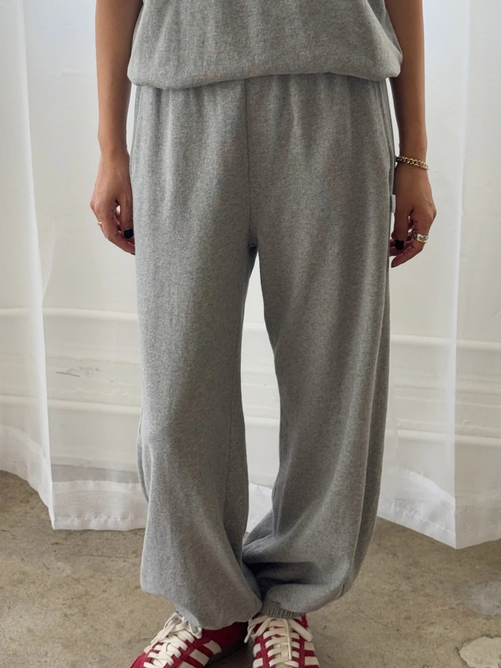 Cotton Balloon Jogger Pants