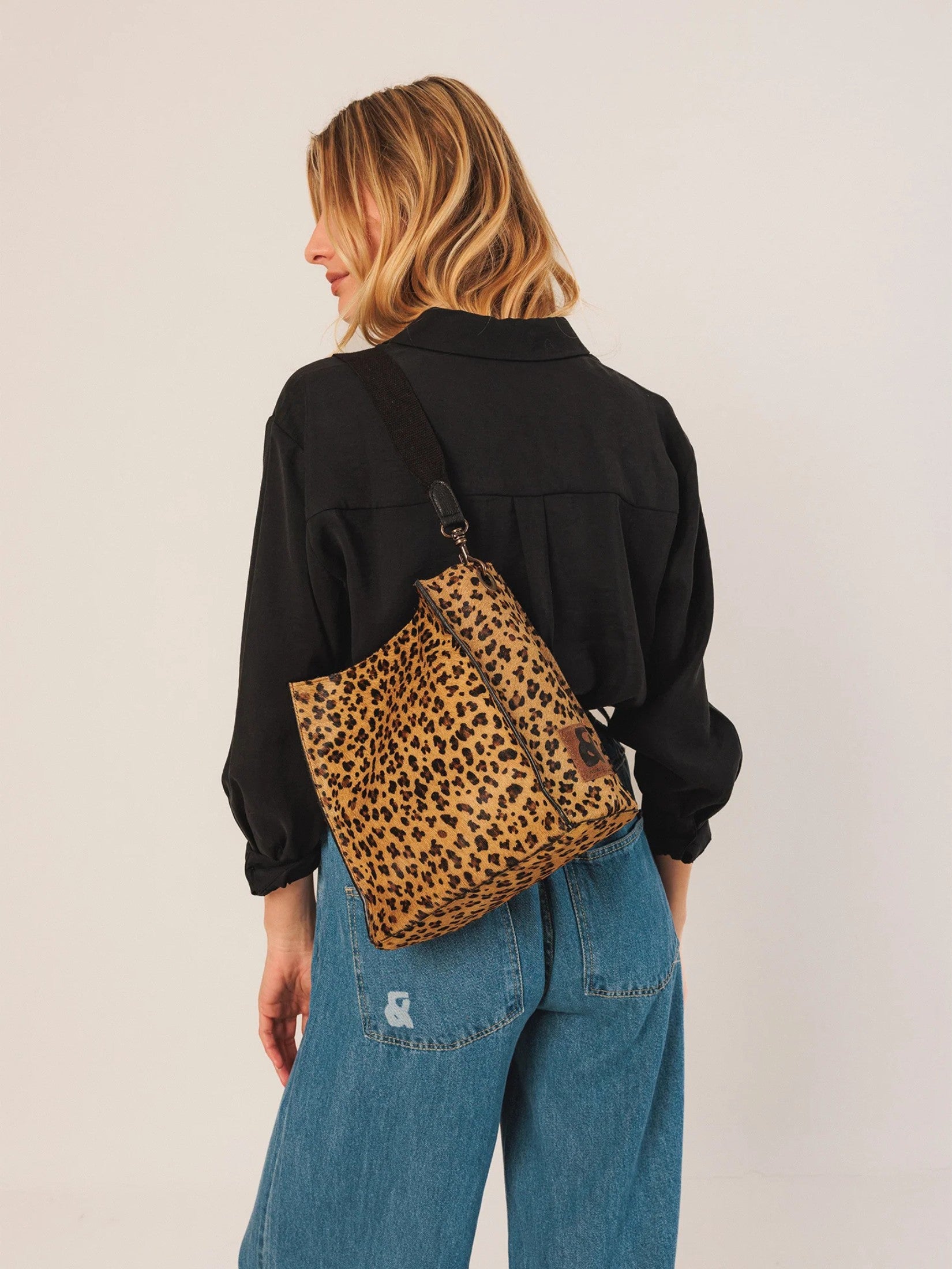 Leather Bucket Tote