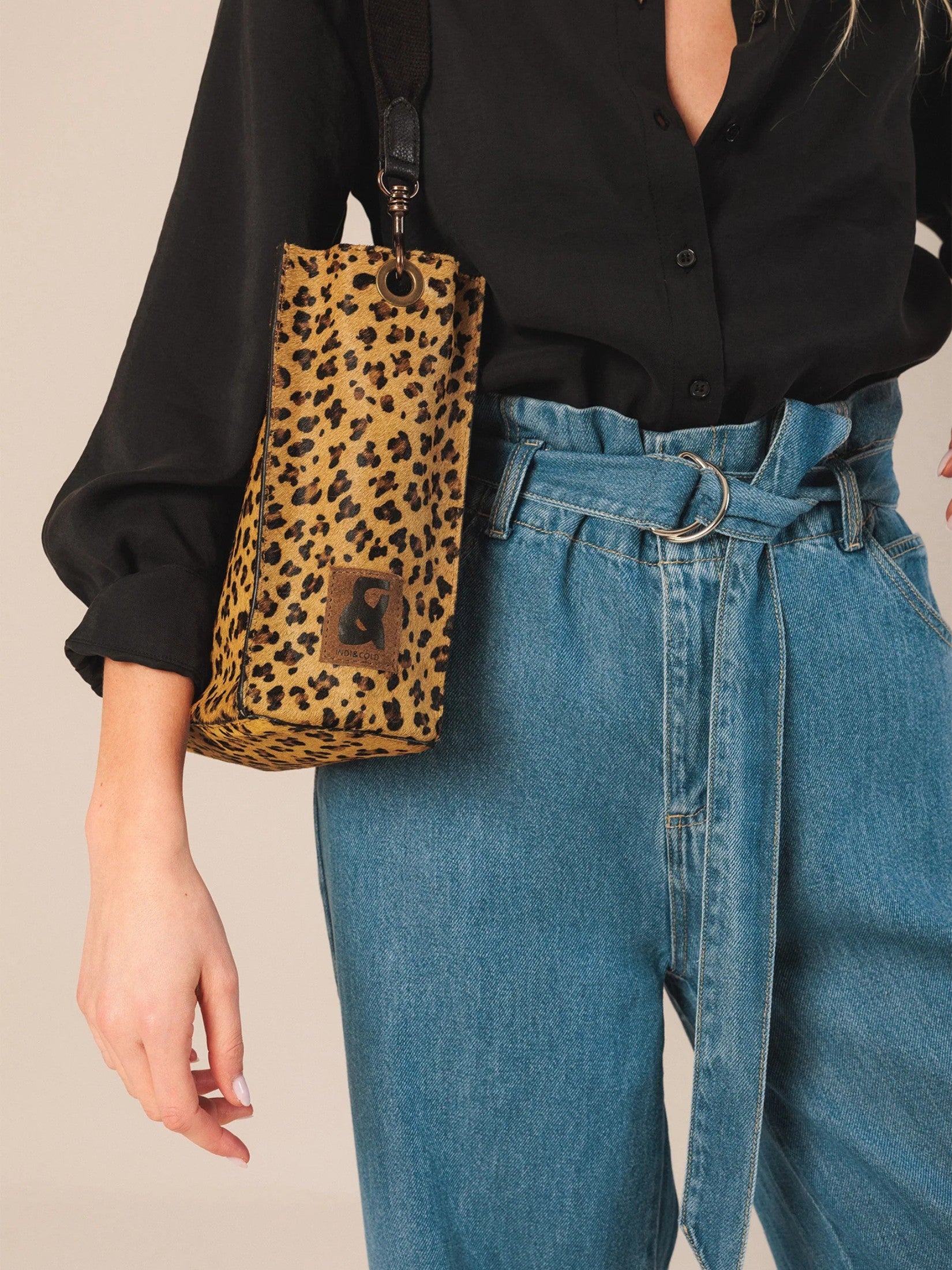 Leather Bucket Tote