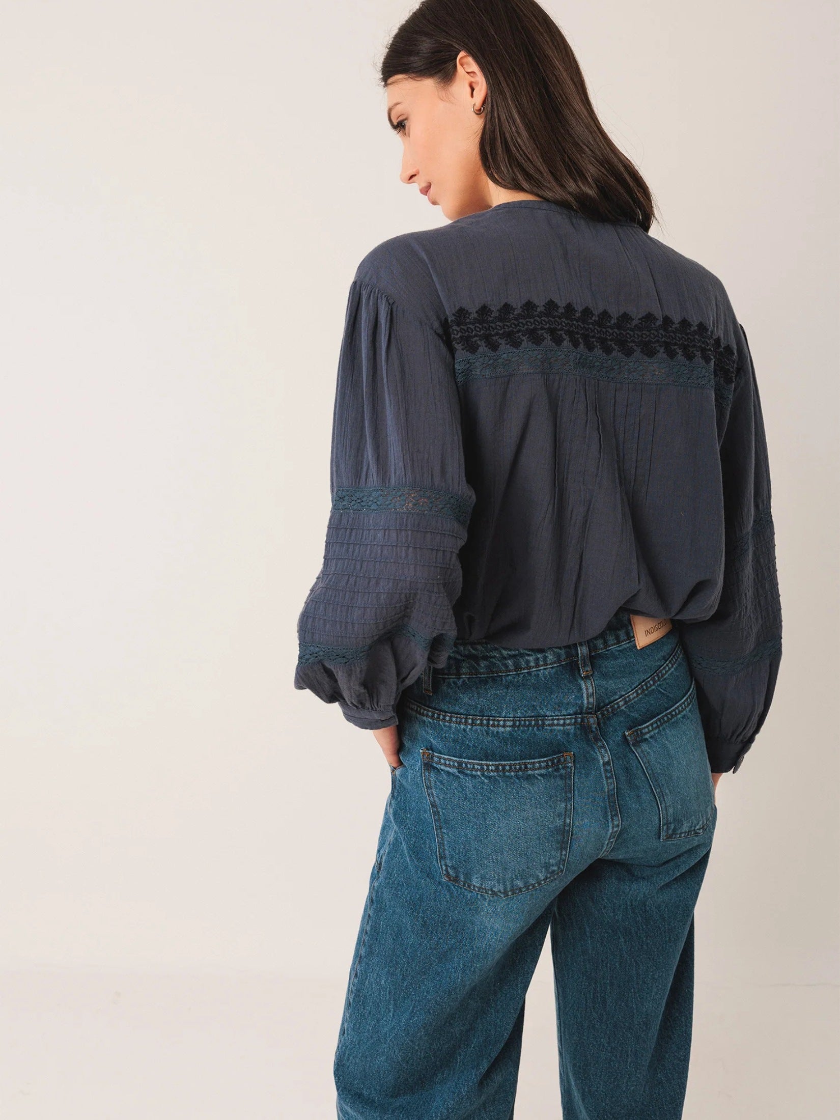 Ethnic Embroidered Shirt