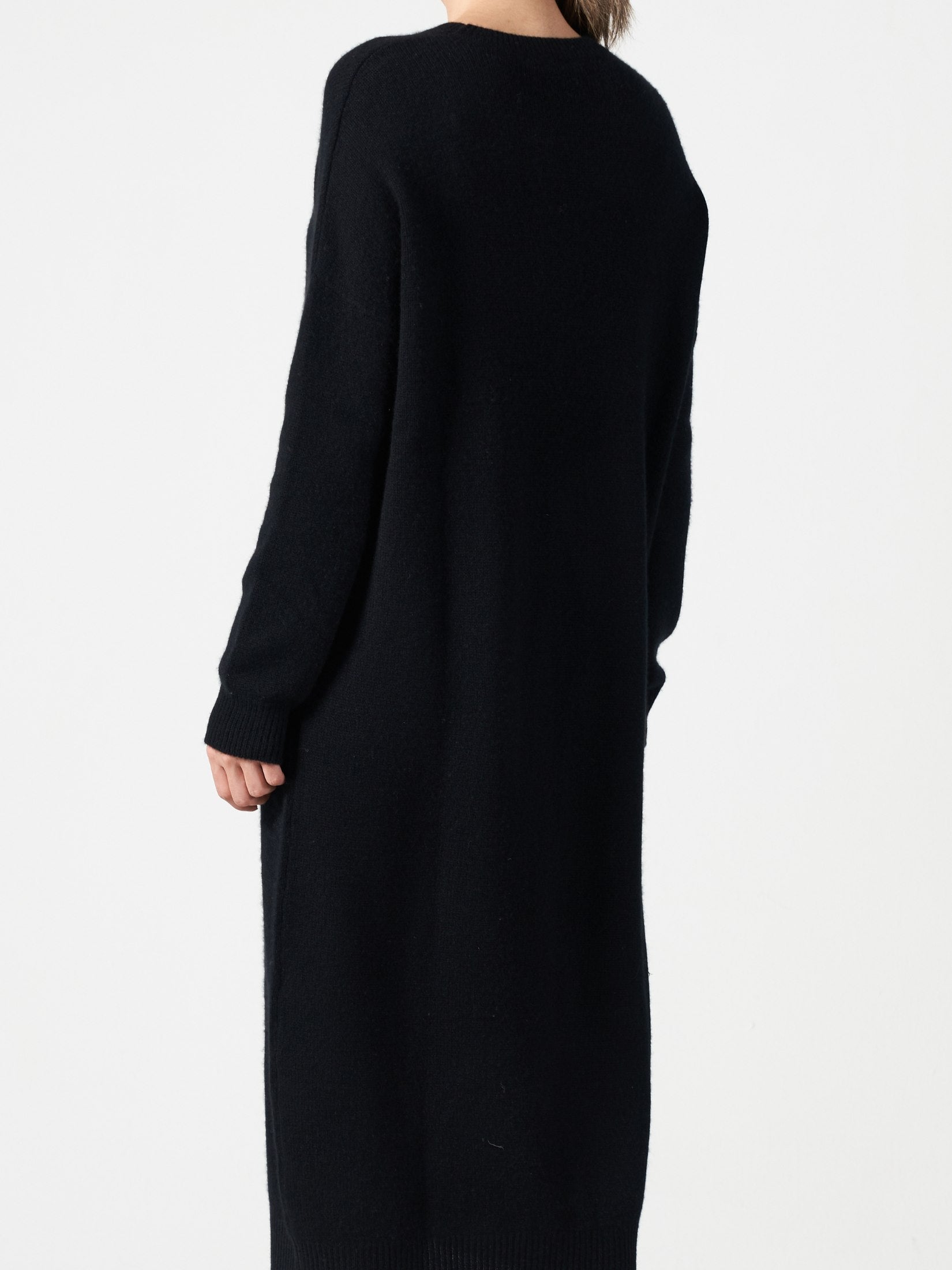 Cashmere One Pocket Loose Dress