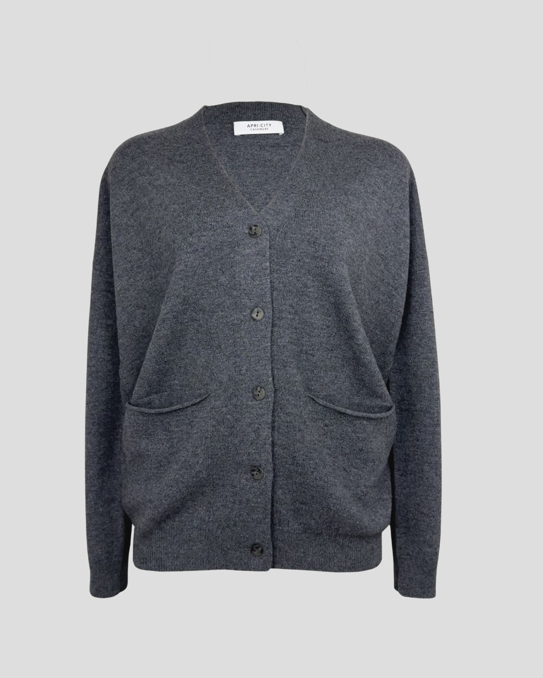 Cashmere Loose Pocket Cardigan