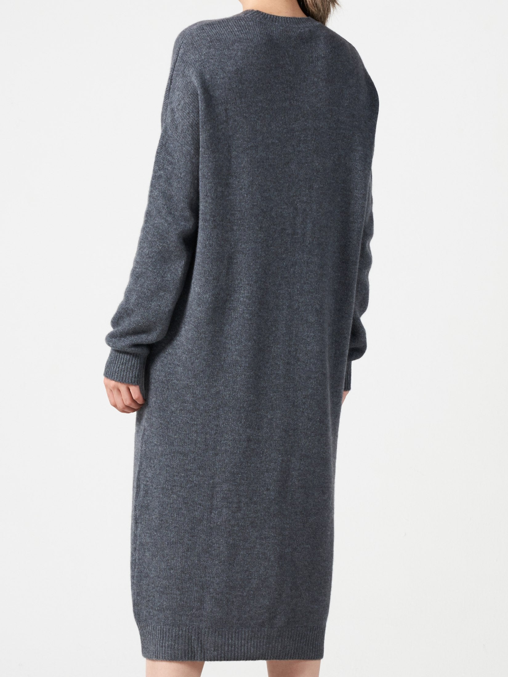 Cashmere One Pocket Loose Dress