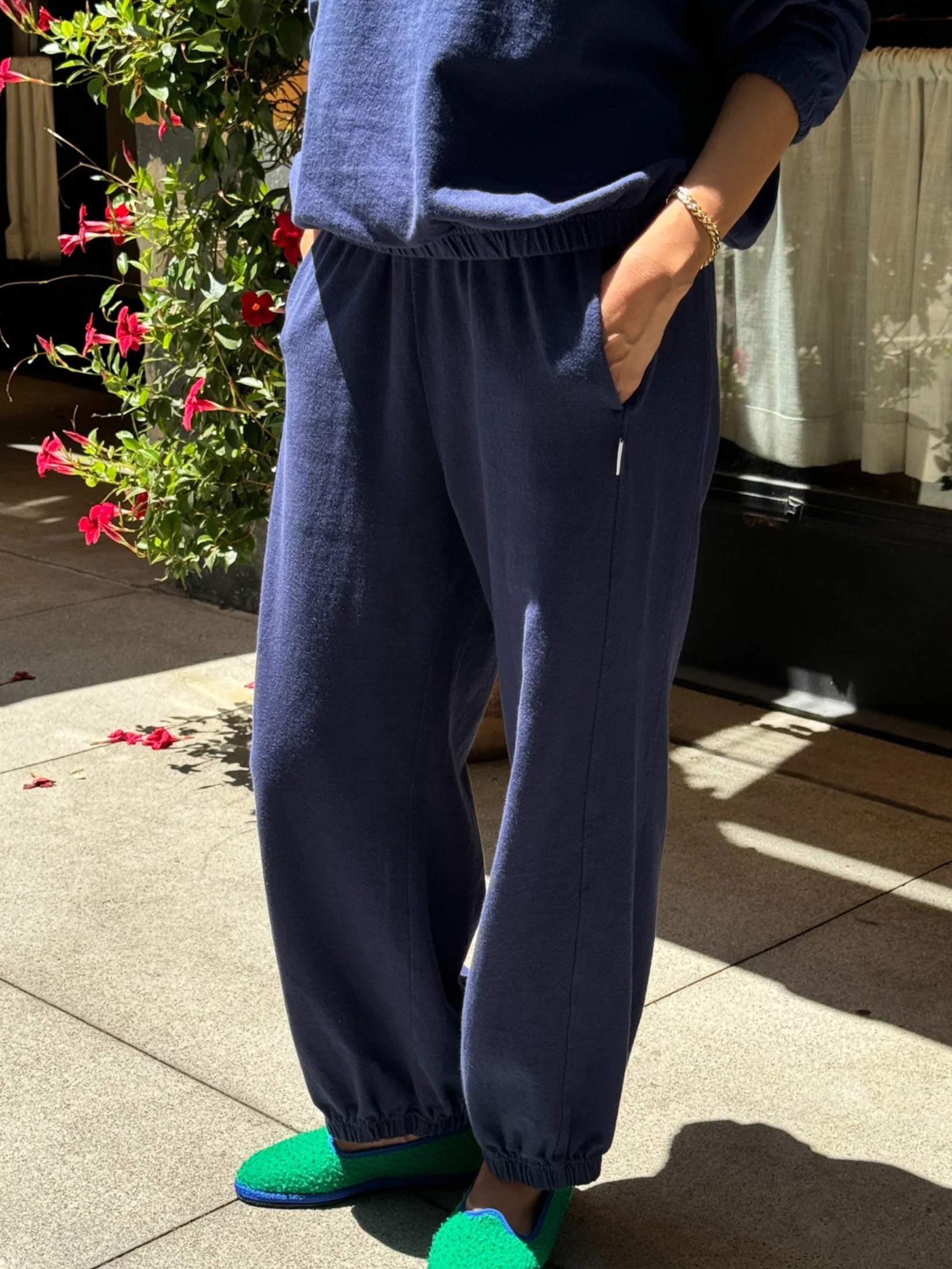 Cotton Balloon Jogger Pants