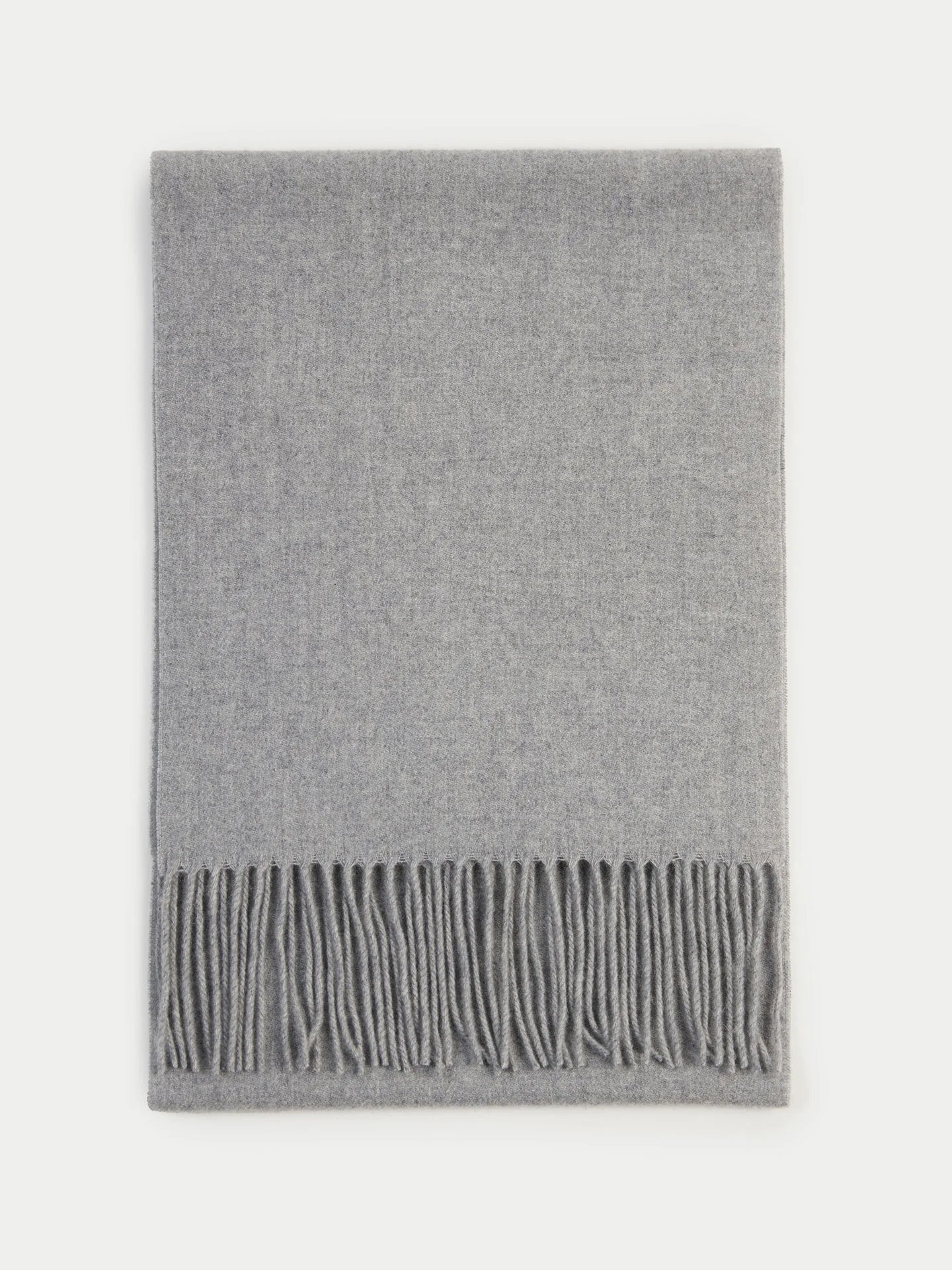 Organic Cashmere Fringe Scarf