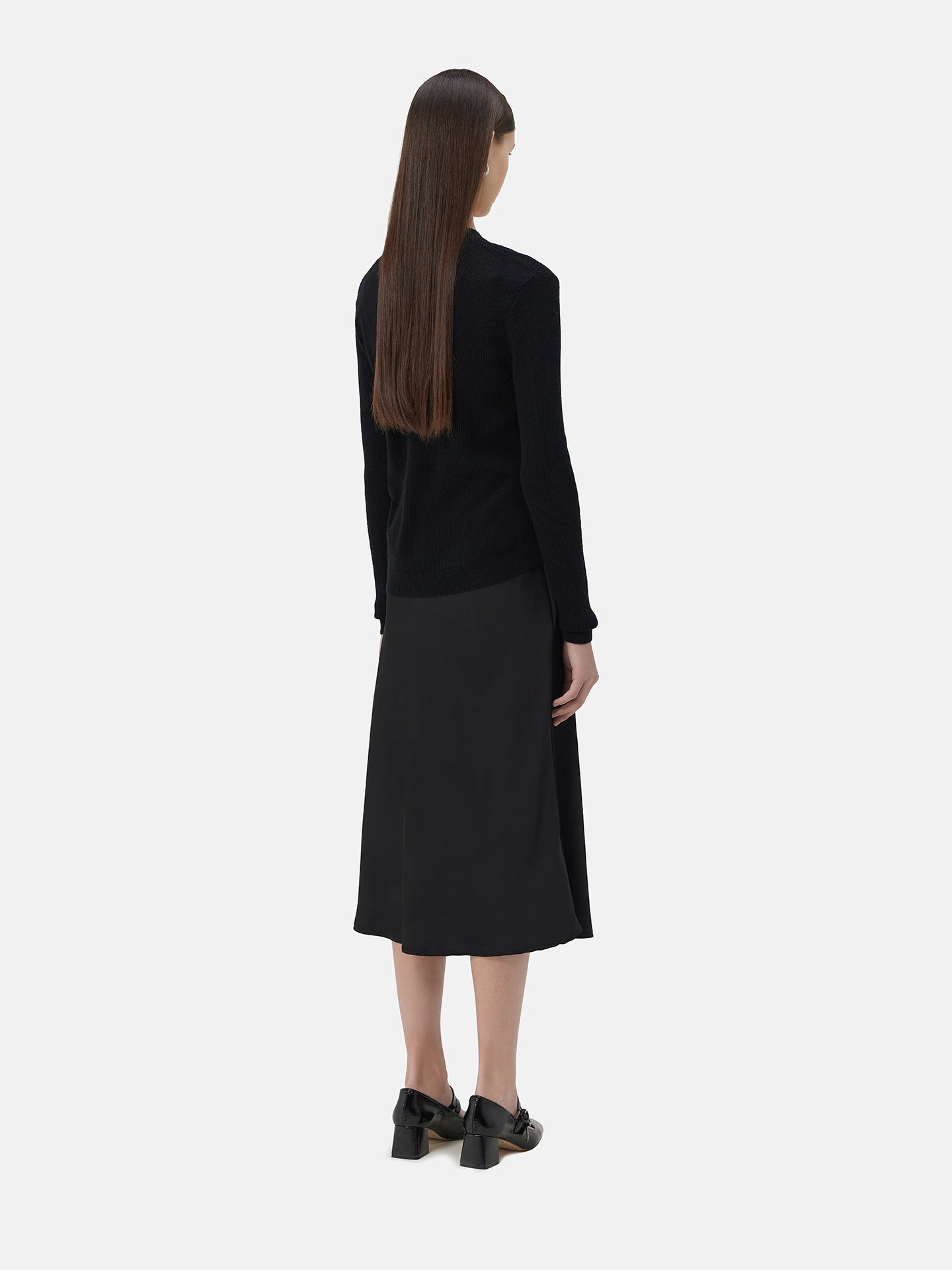 Cashmere Mesh Knit Cardigan