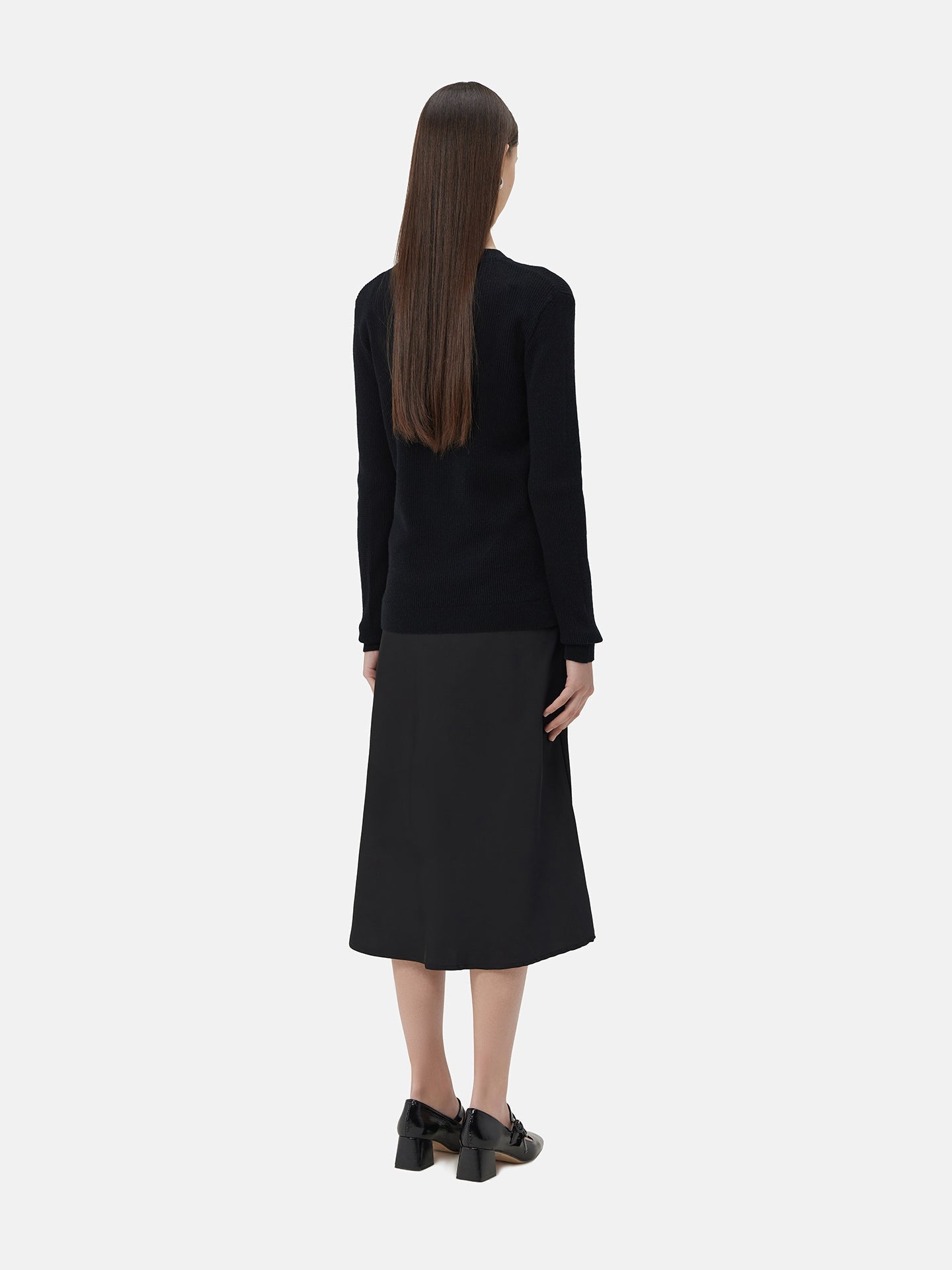 Mesh Knit Cashmere Sweater