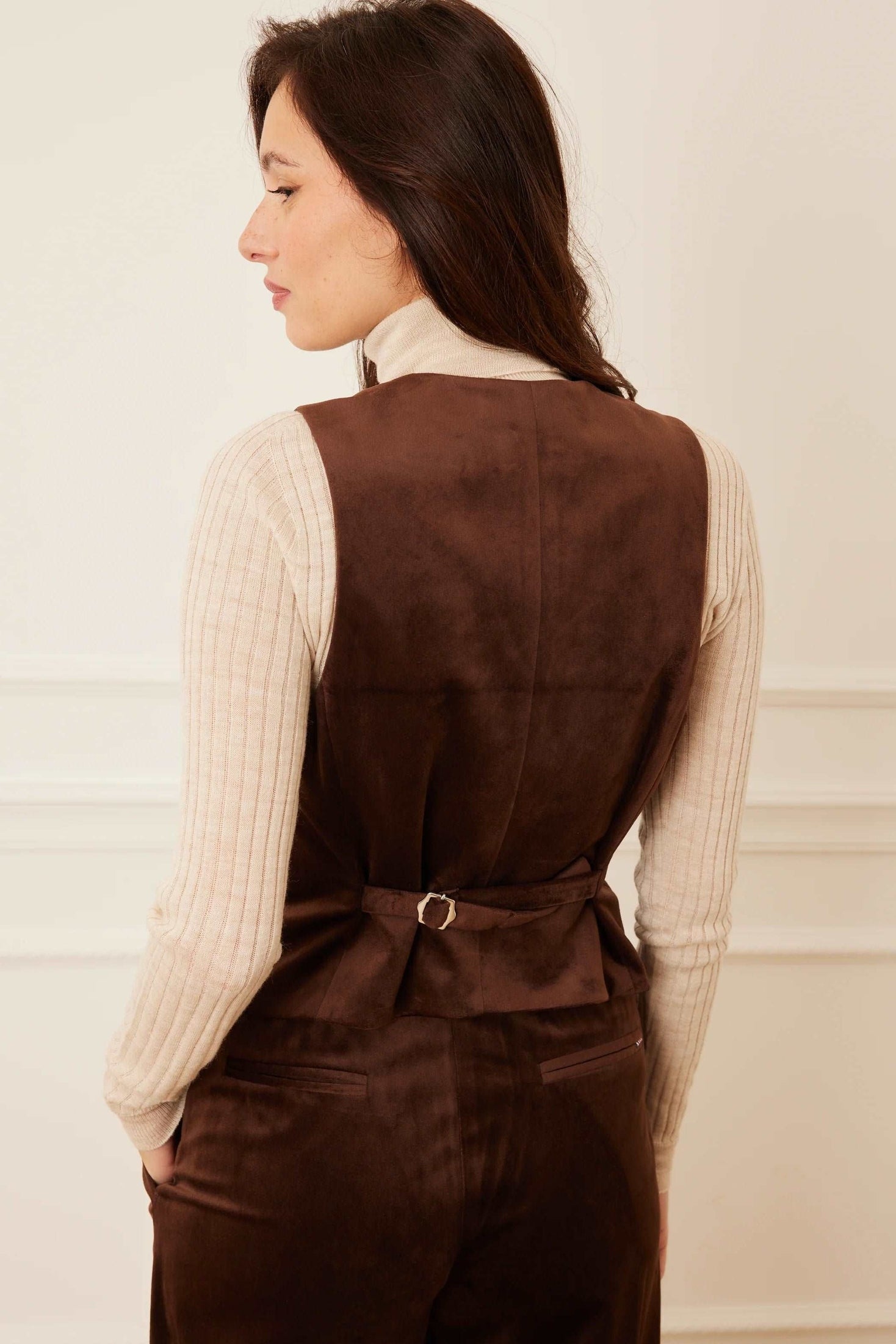 Velour vest