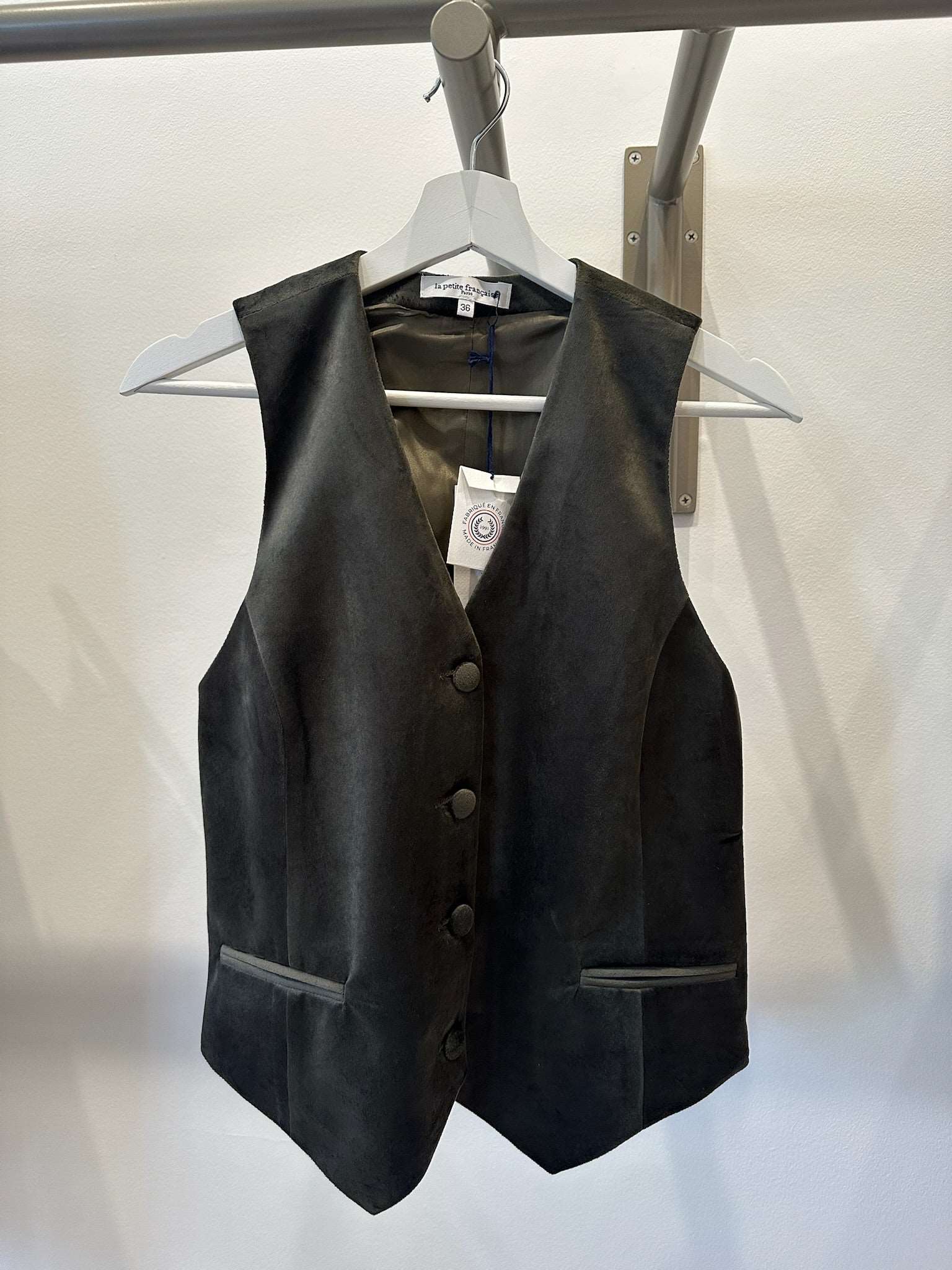 Velour vest
