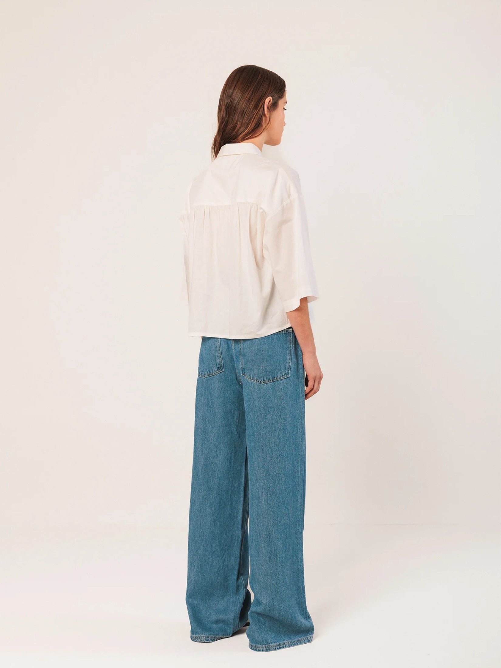 Boxy Poplin Shirt