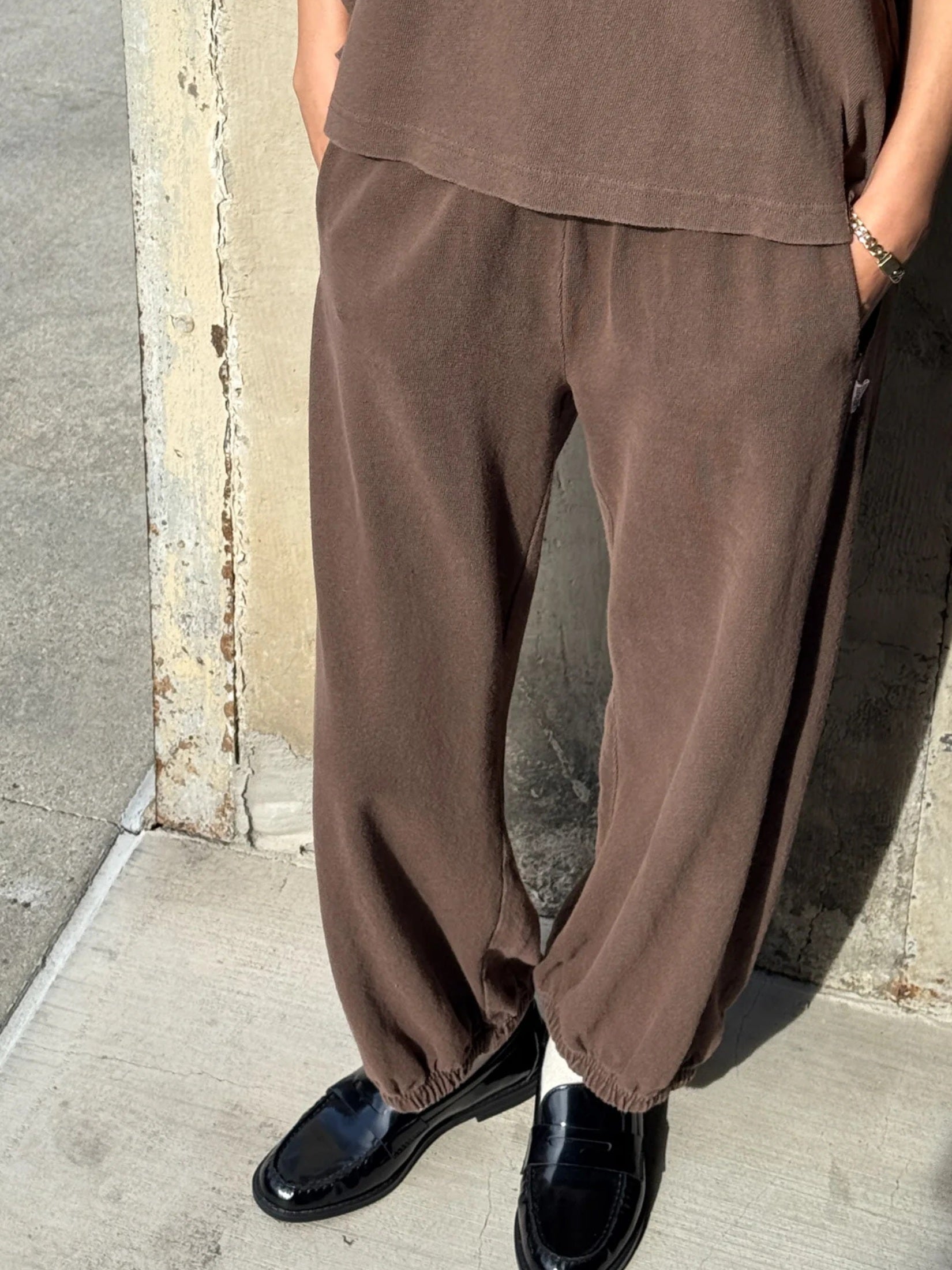 Cotton Balloon Jogger Pants