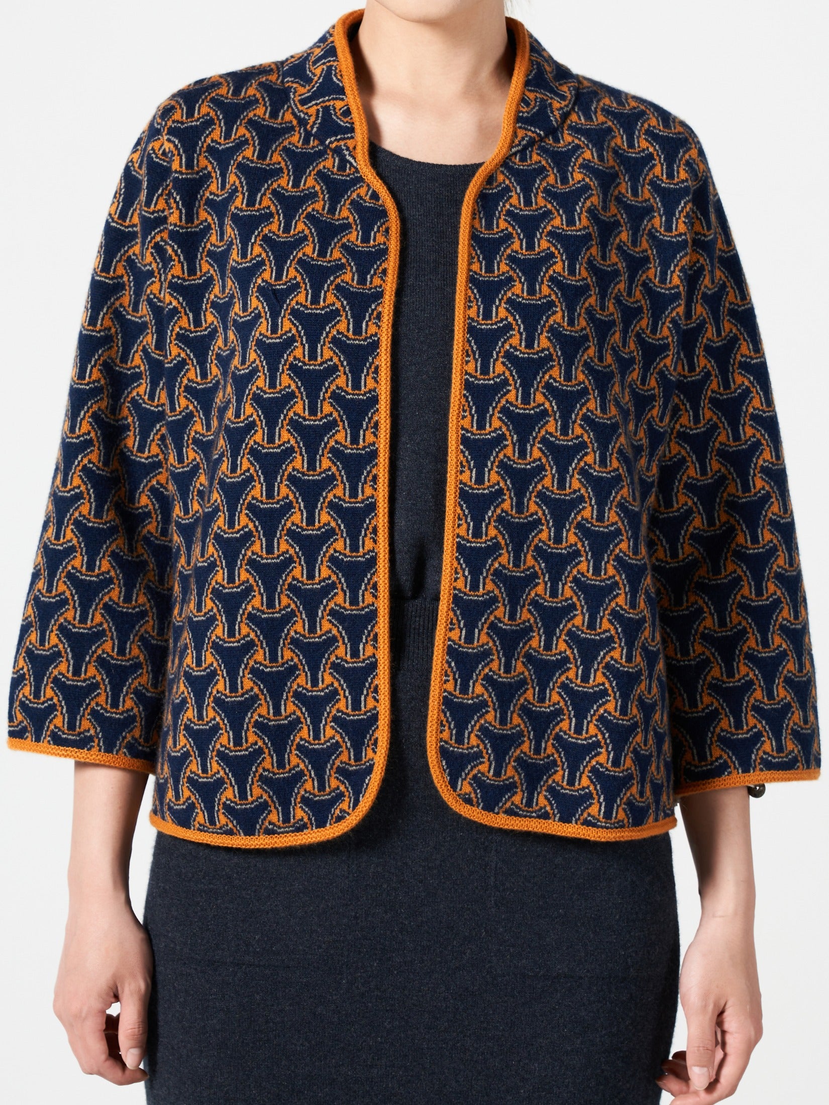 Open-Front Cashmere Jacket