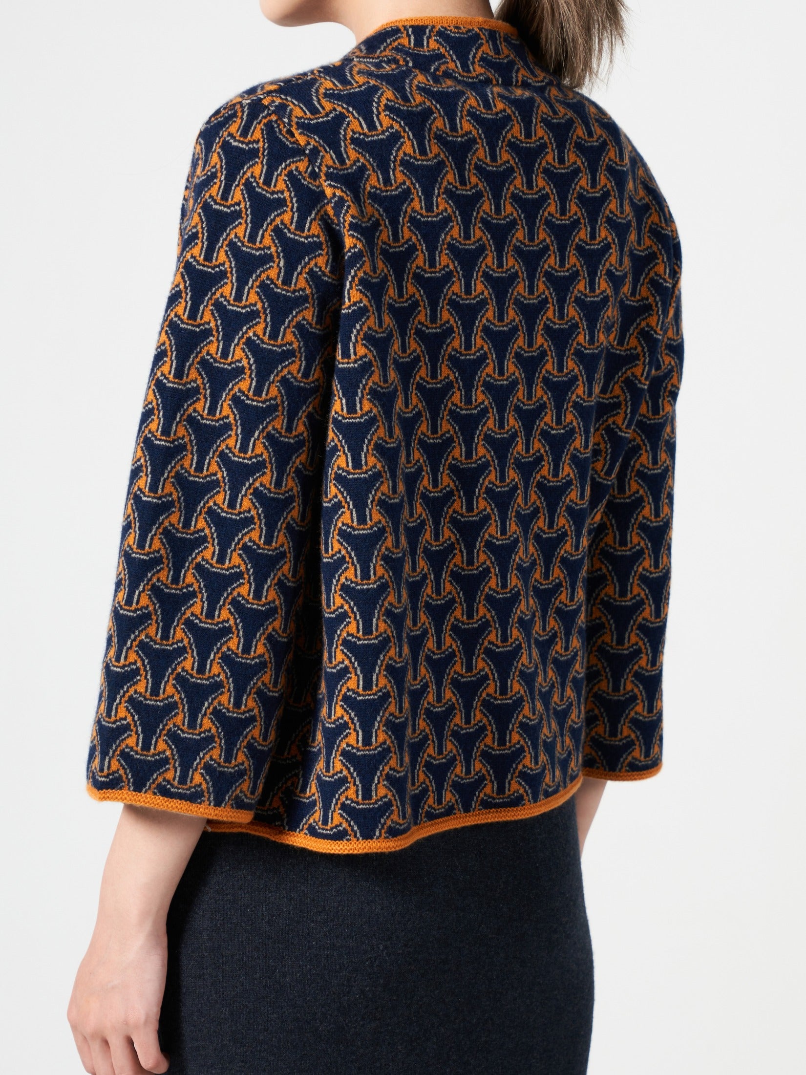 Open-Front Cashmere Jacket