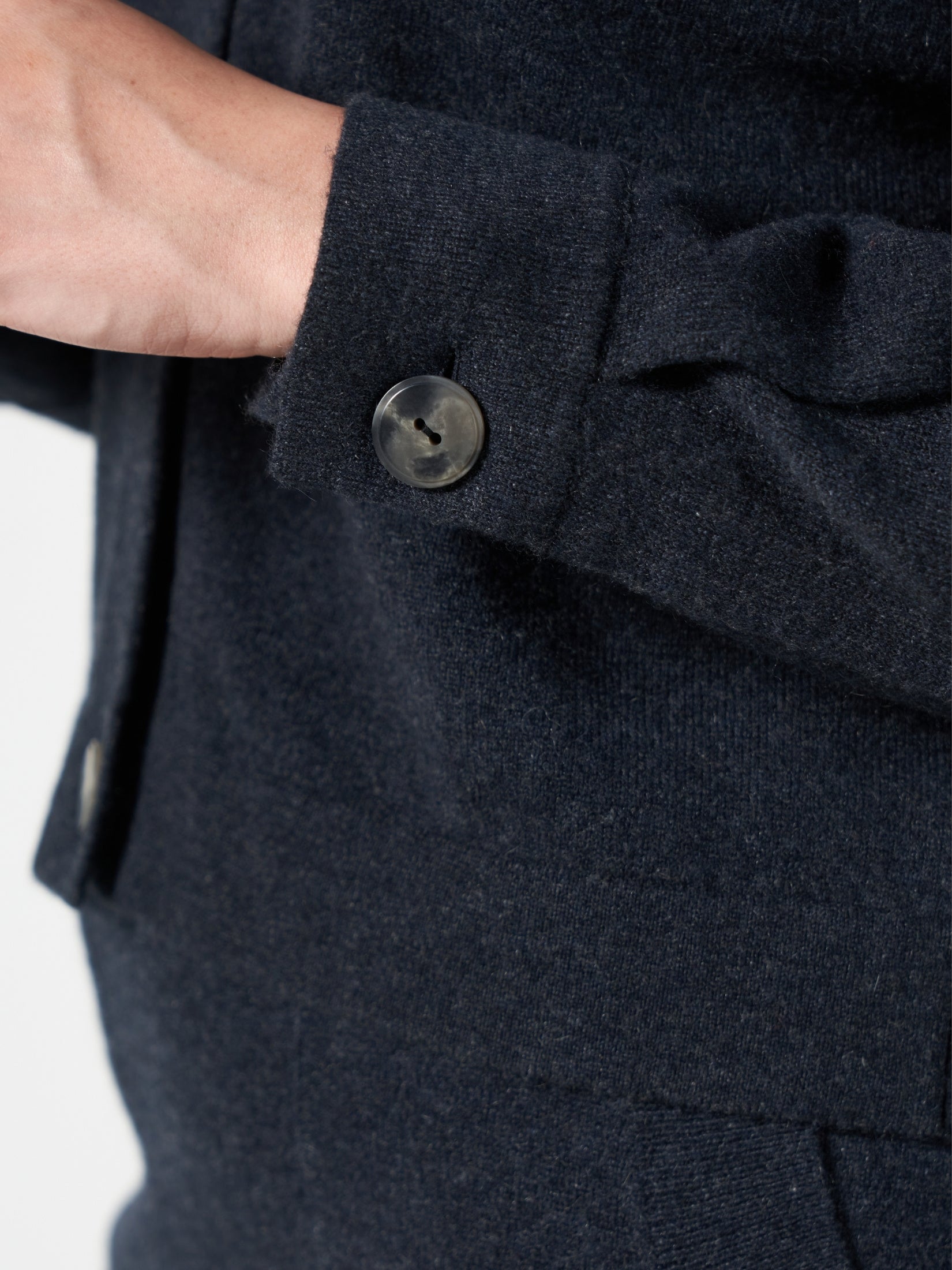 Cashmere Polo Cardigan