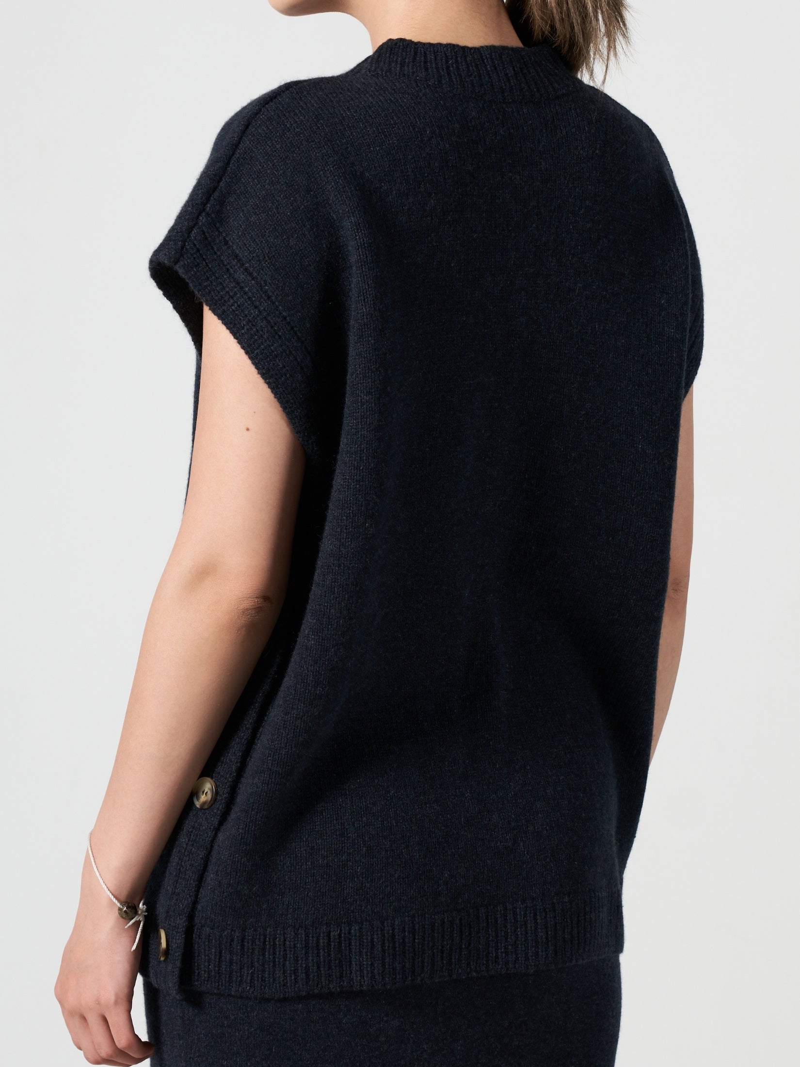 Cashmere Poncho Vest