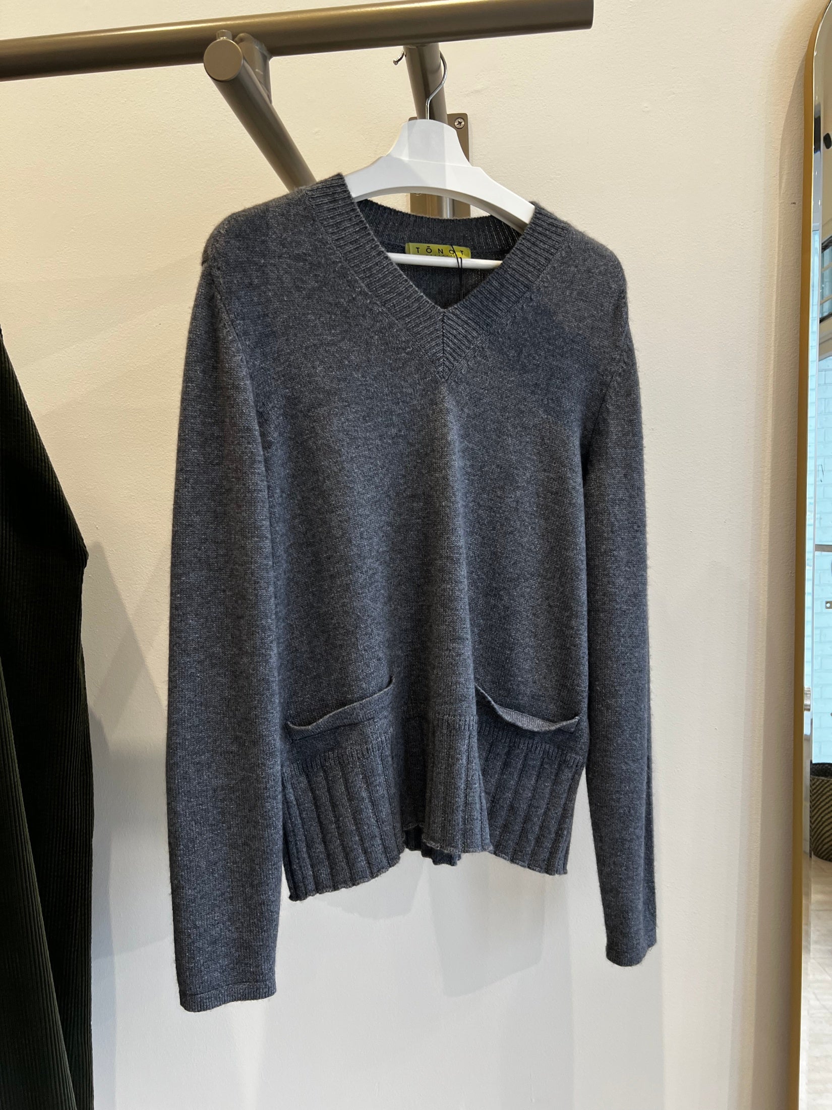 Cashmere V Neck Loose Sweater