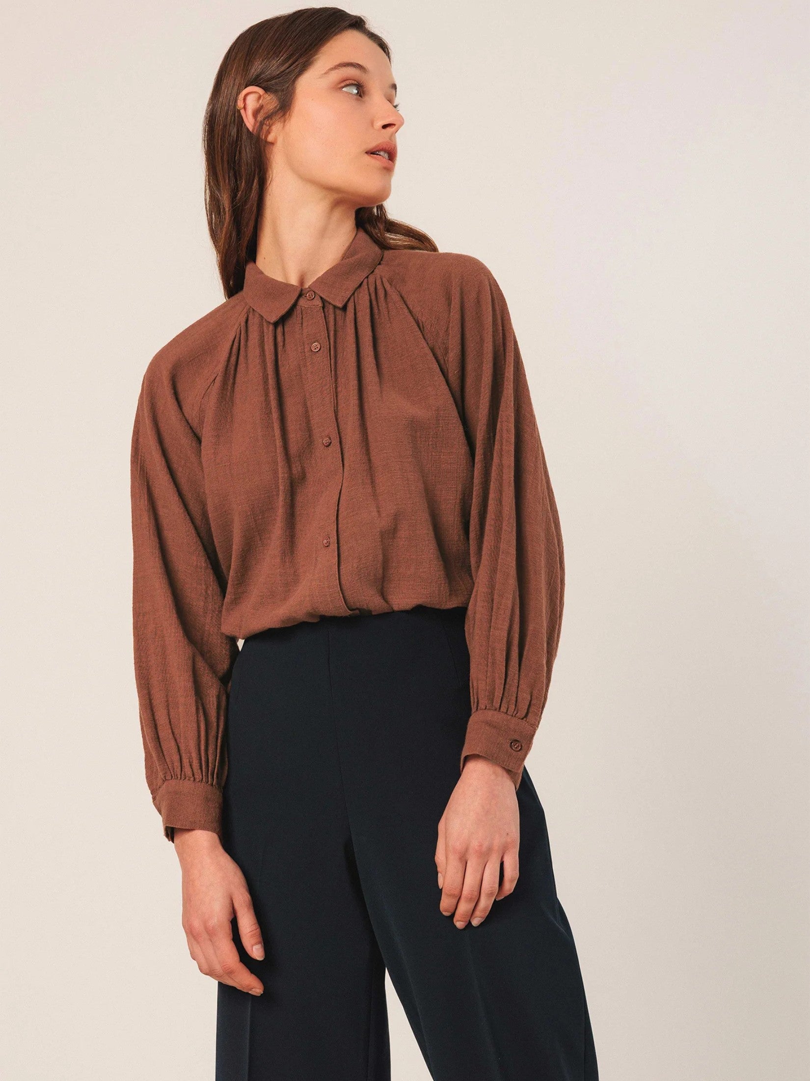 Crepe Cotton Shirt