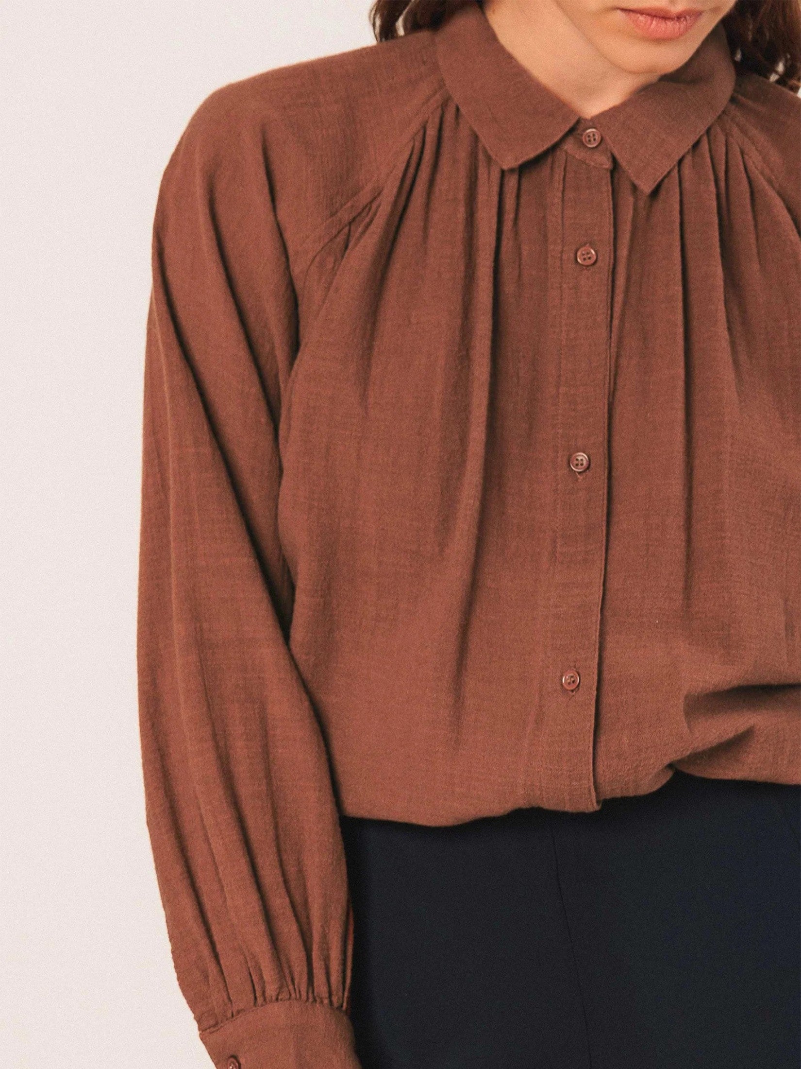 Crepe Cotton Shirt
