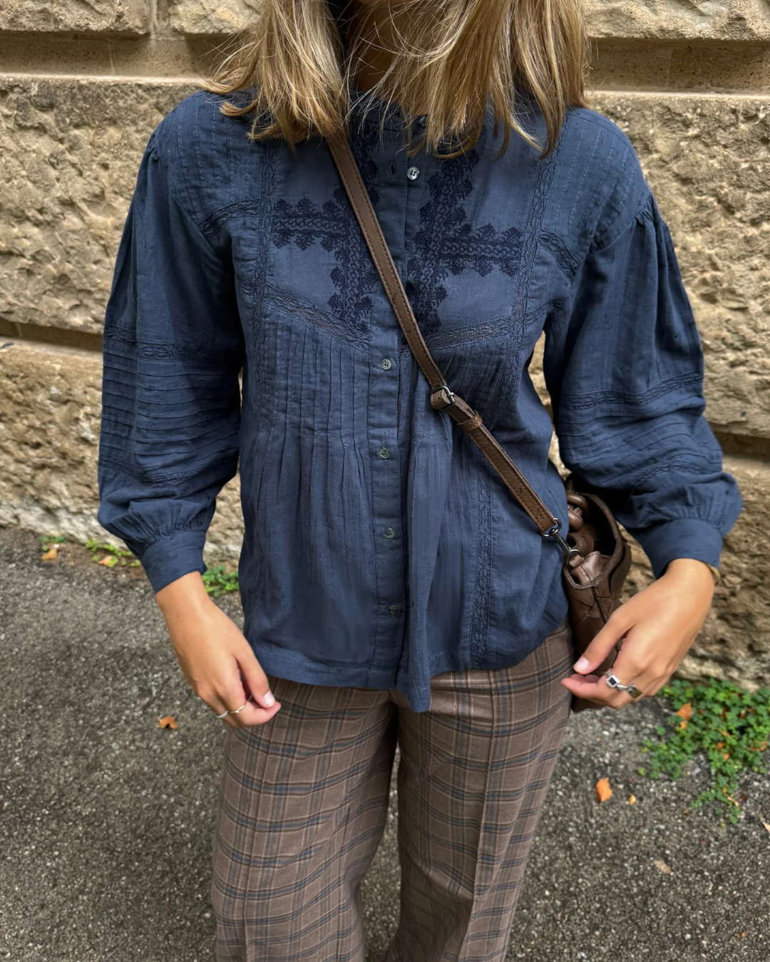 Ethnic Embroidered Shirt