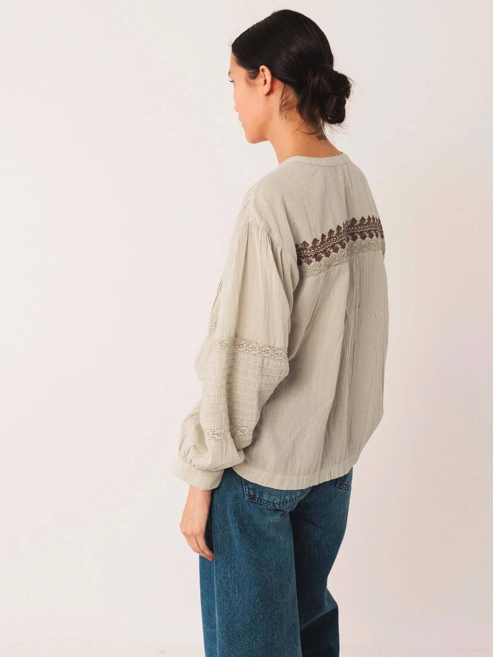 Ethnic Embroidered Shirt