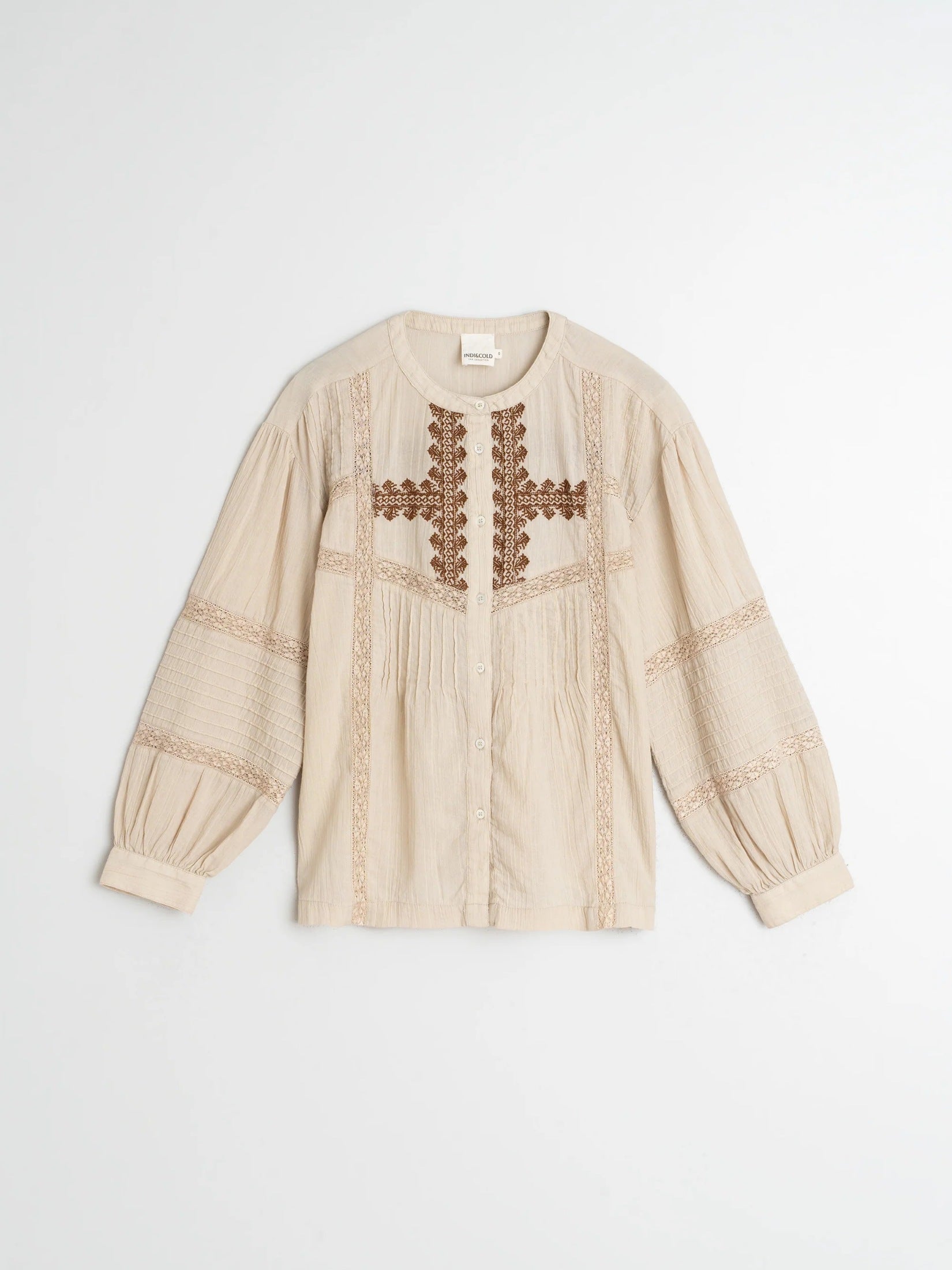 Ethnic Embroidered Shirt