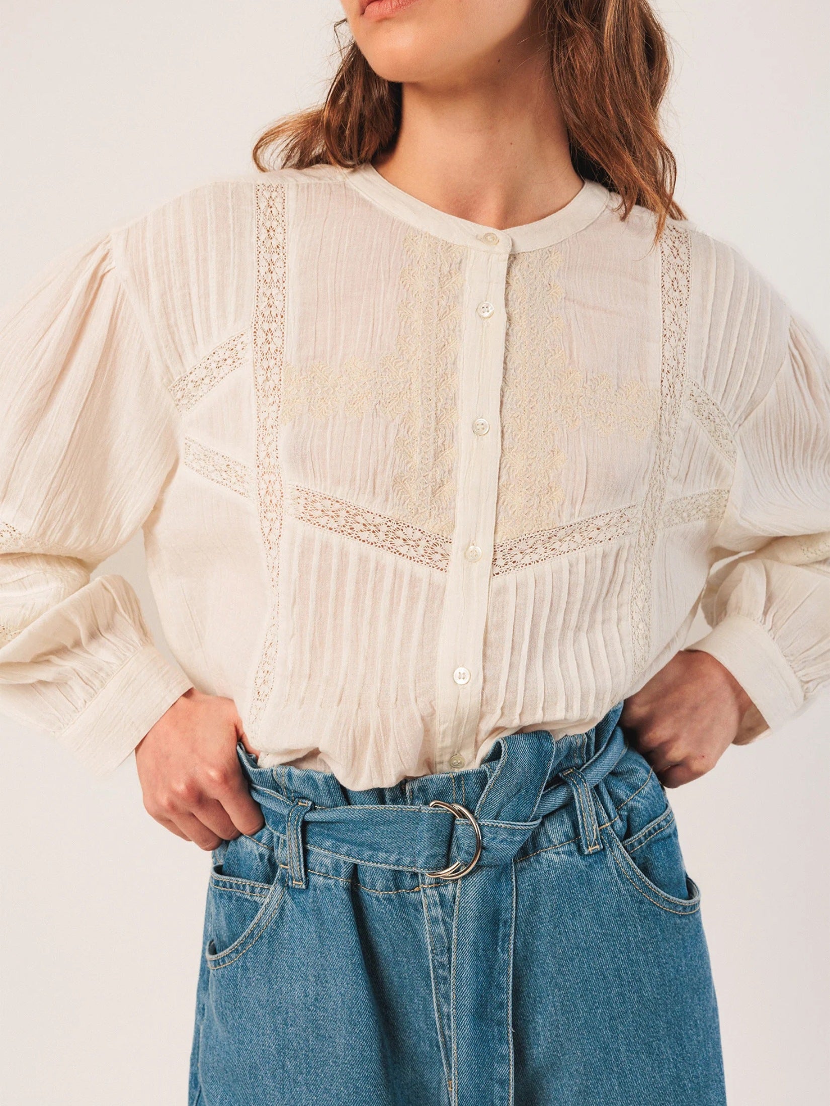 Ethnic Embroidered Shirt