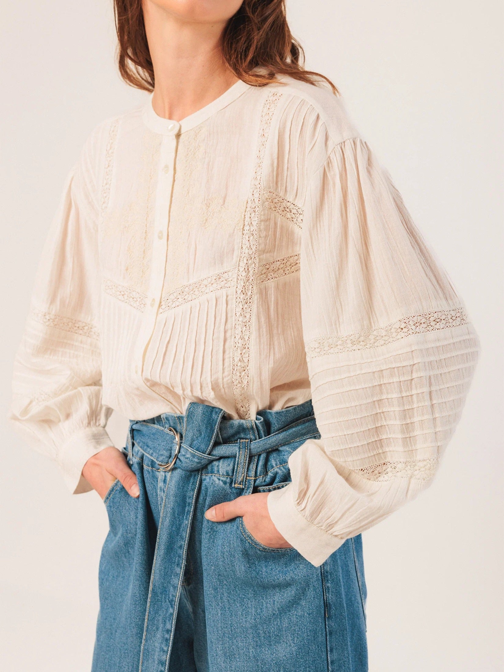 Ethnic Embroidered Shirt