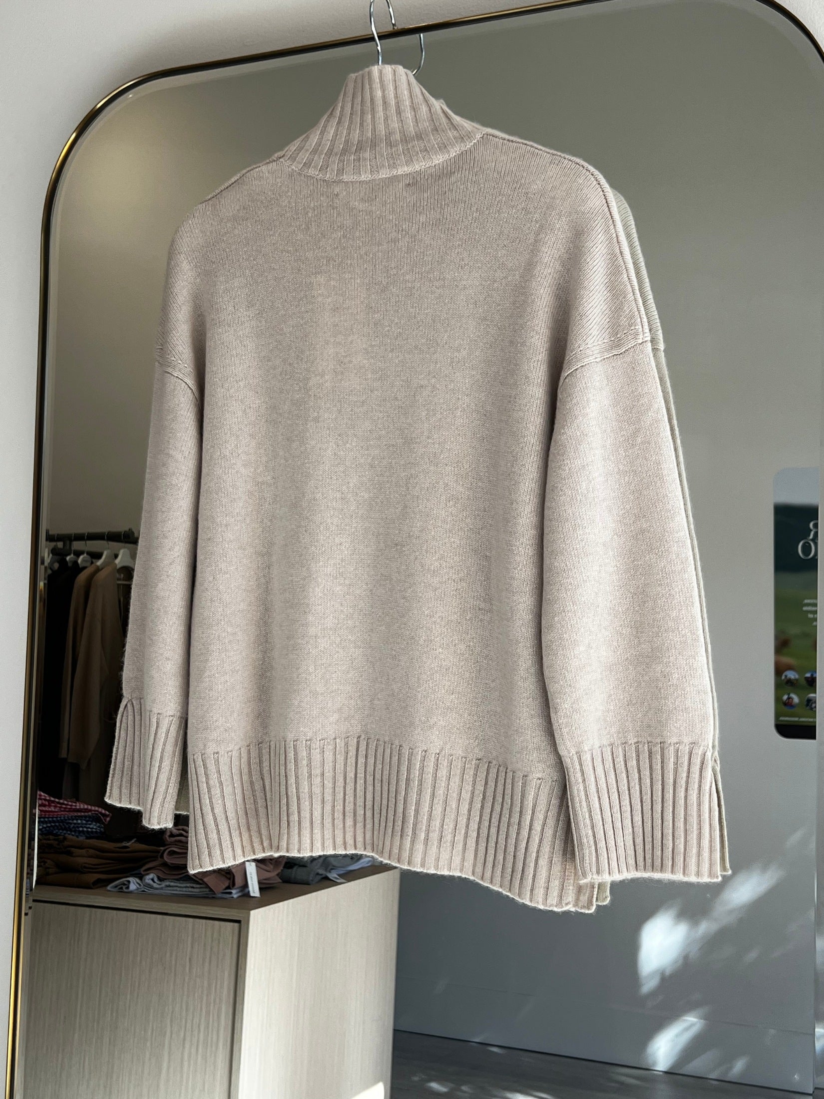 Cashmere Mock neck Sweater