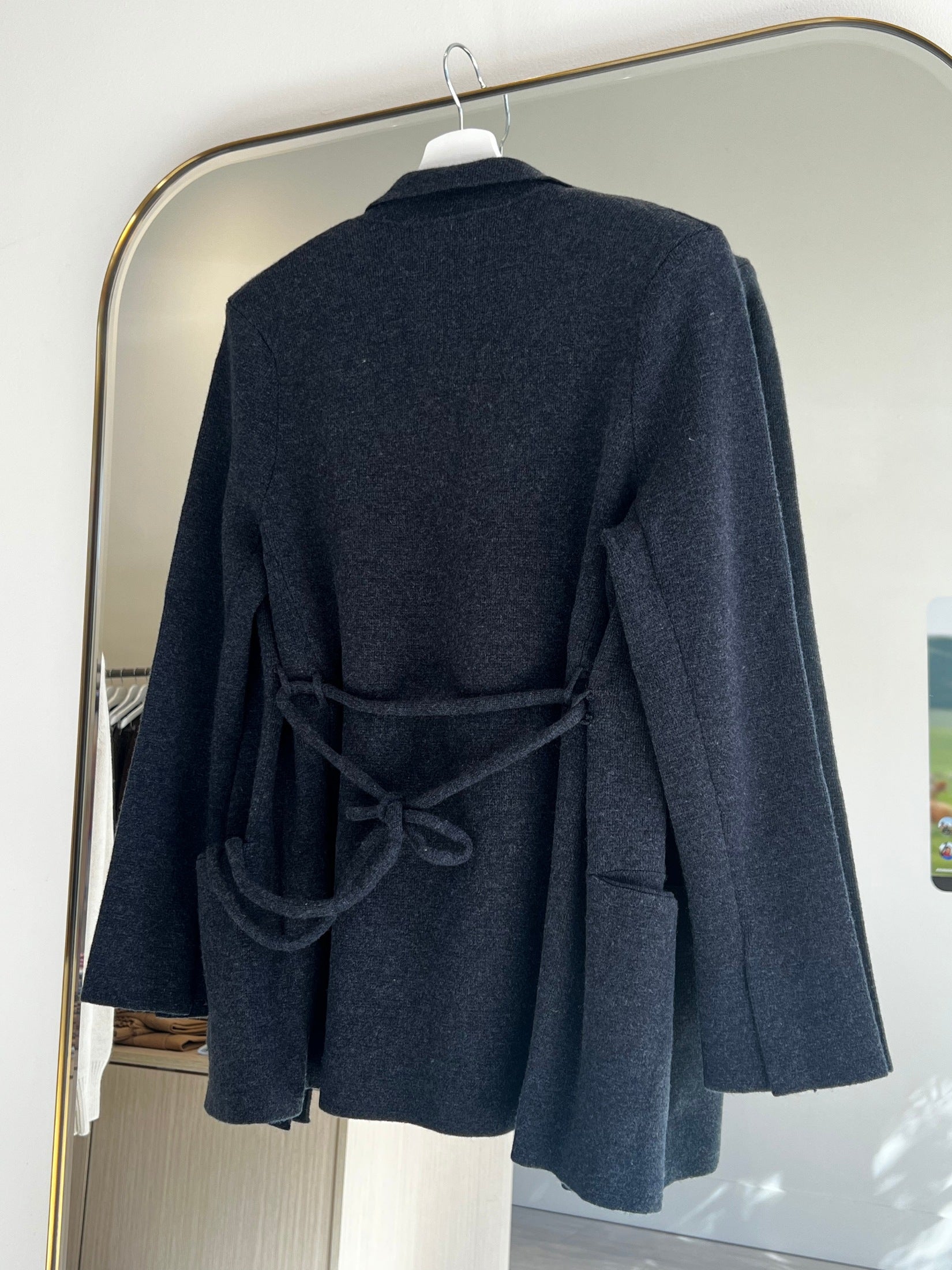 Cashmere Blazer Cardigan
