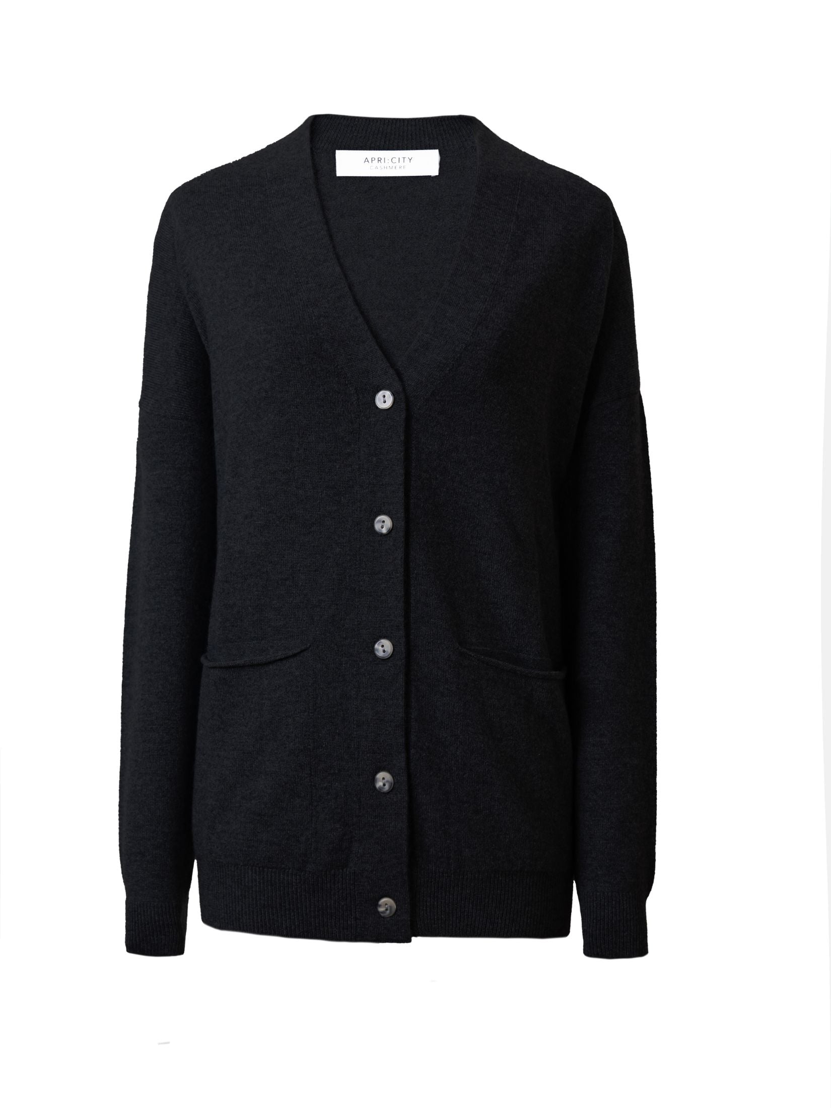 Cashmere Loose Pocket Cardigan
