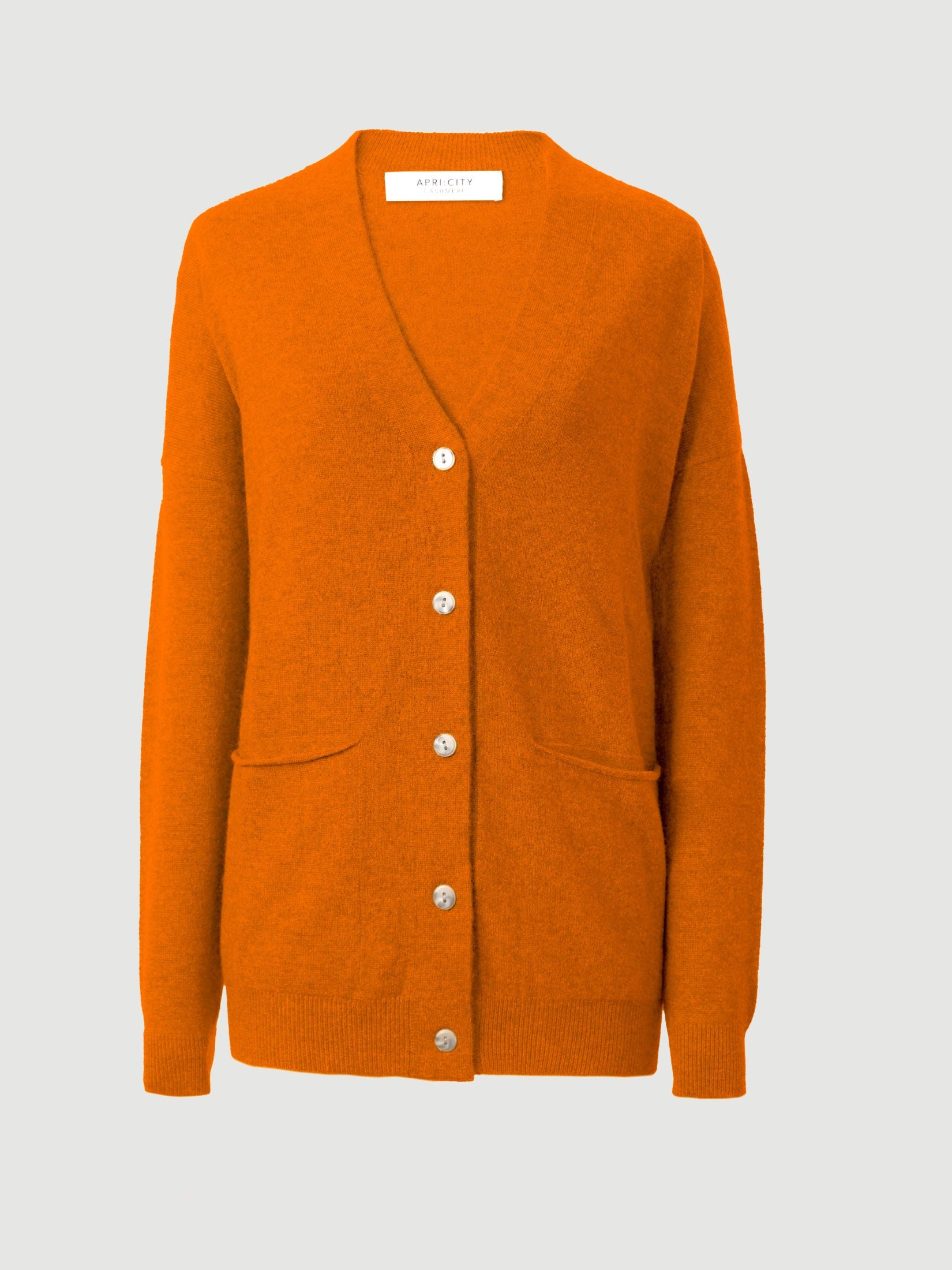 Cashmere Loose Pocket Cardigan