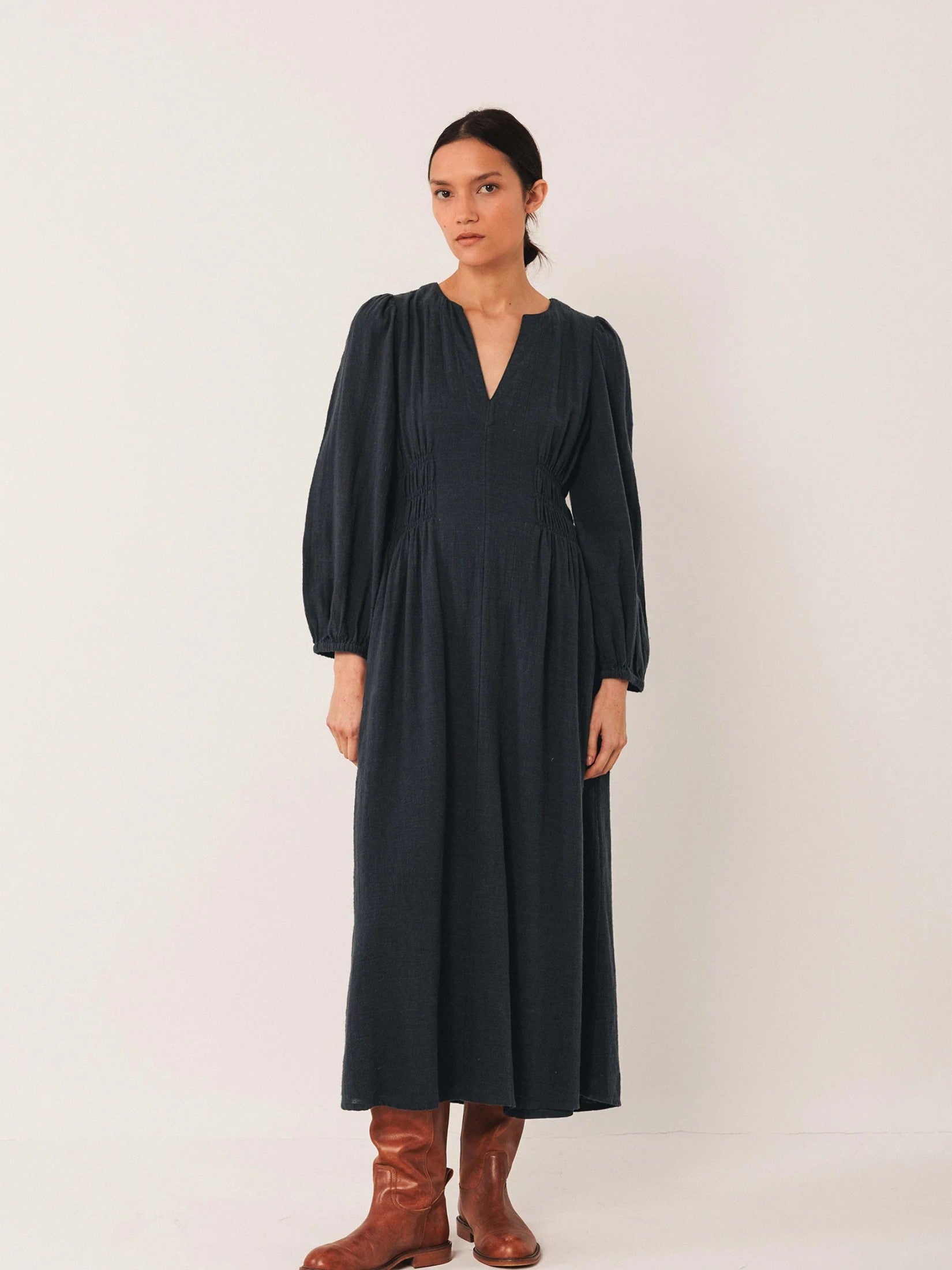 Crepe Cotton Dress