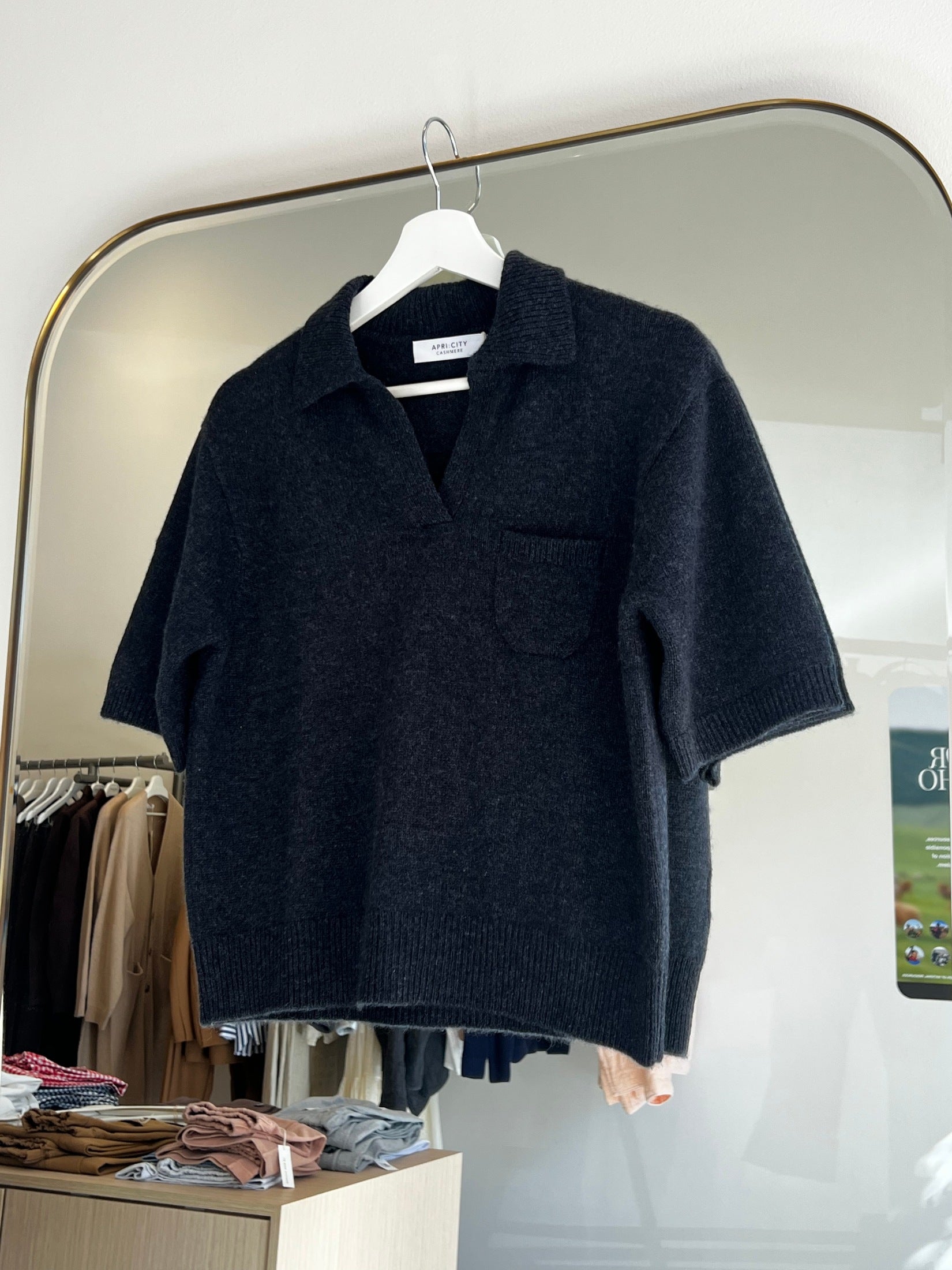 Cashmere Polo T-Shirt