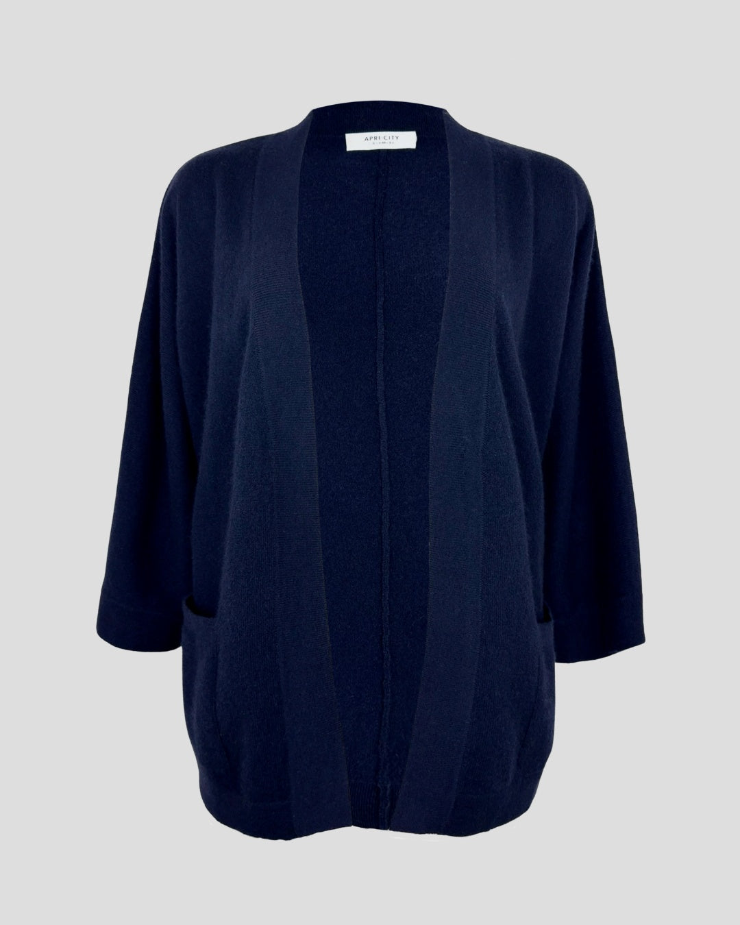 Cashmere Open-Front Cardigan