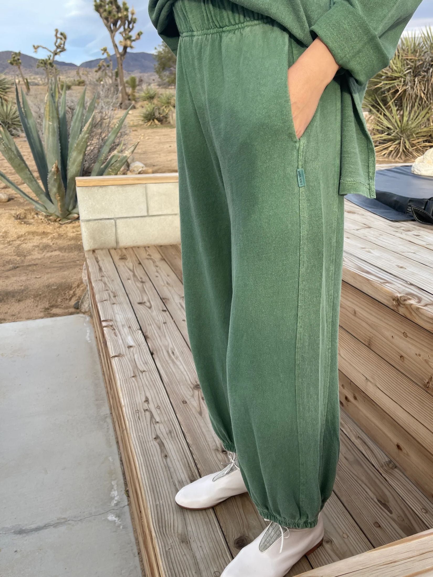 Cotton Balloon Jogger Pants