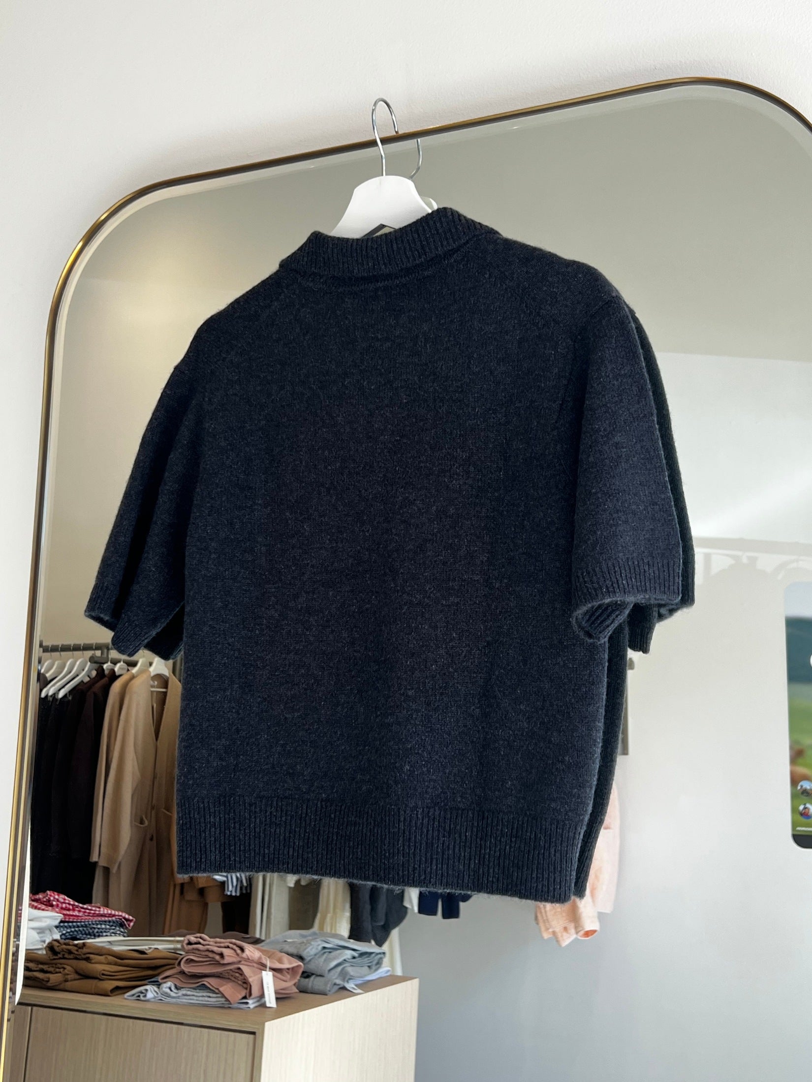Cashmere Polo T-Shirt