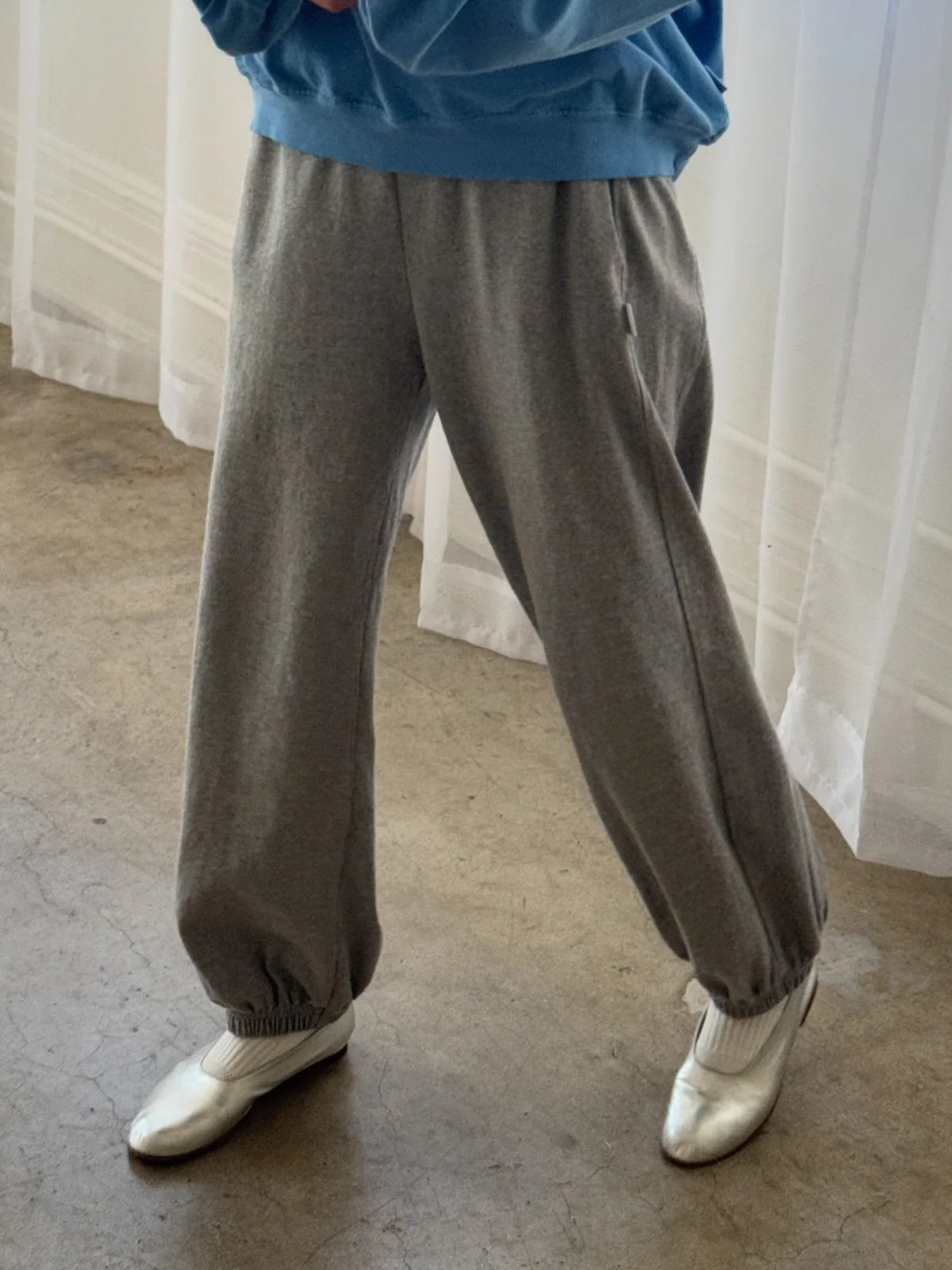 Cotton Balloon Jogger Pants