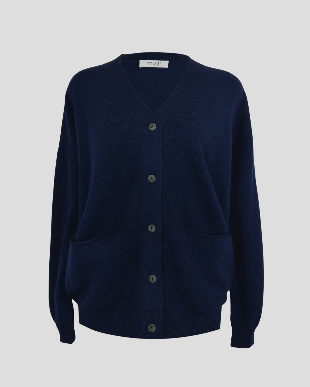 Cashmere Loose Pocket Cardigan