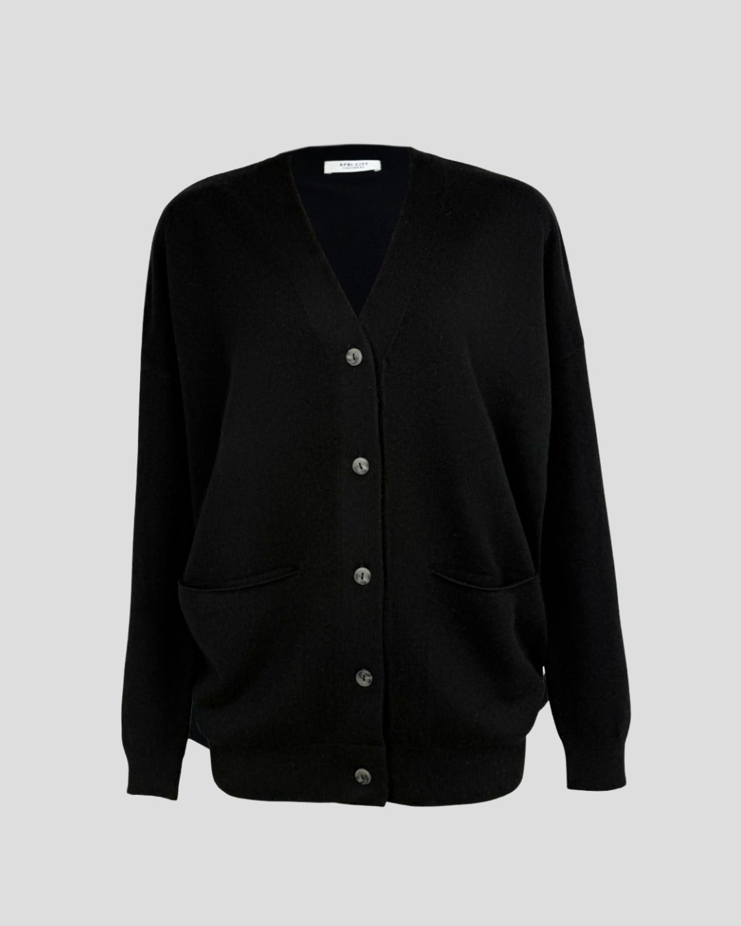 Cashmere Loose Pocket Cardigan