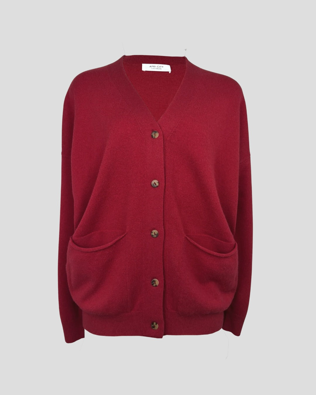 Cashmere Loose Pocket Cardigan