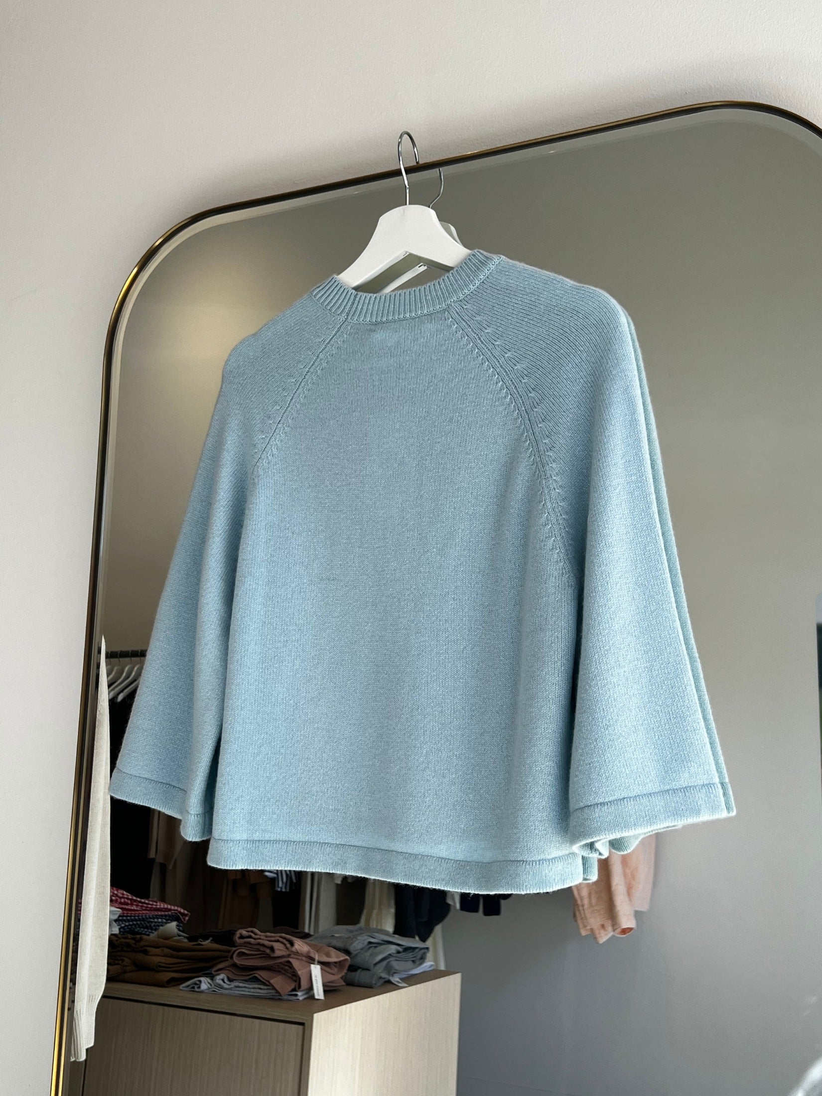 Quarter Sleeve Cashmere Sweater
