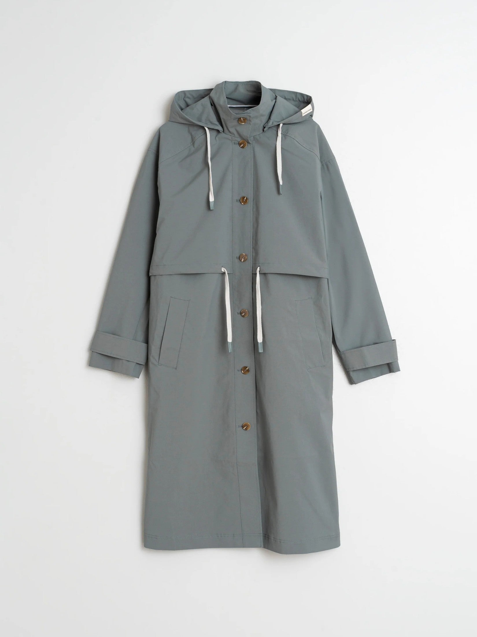 Adjustable Waist Trench Coat