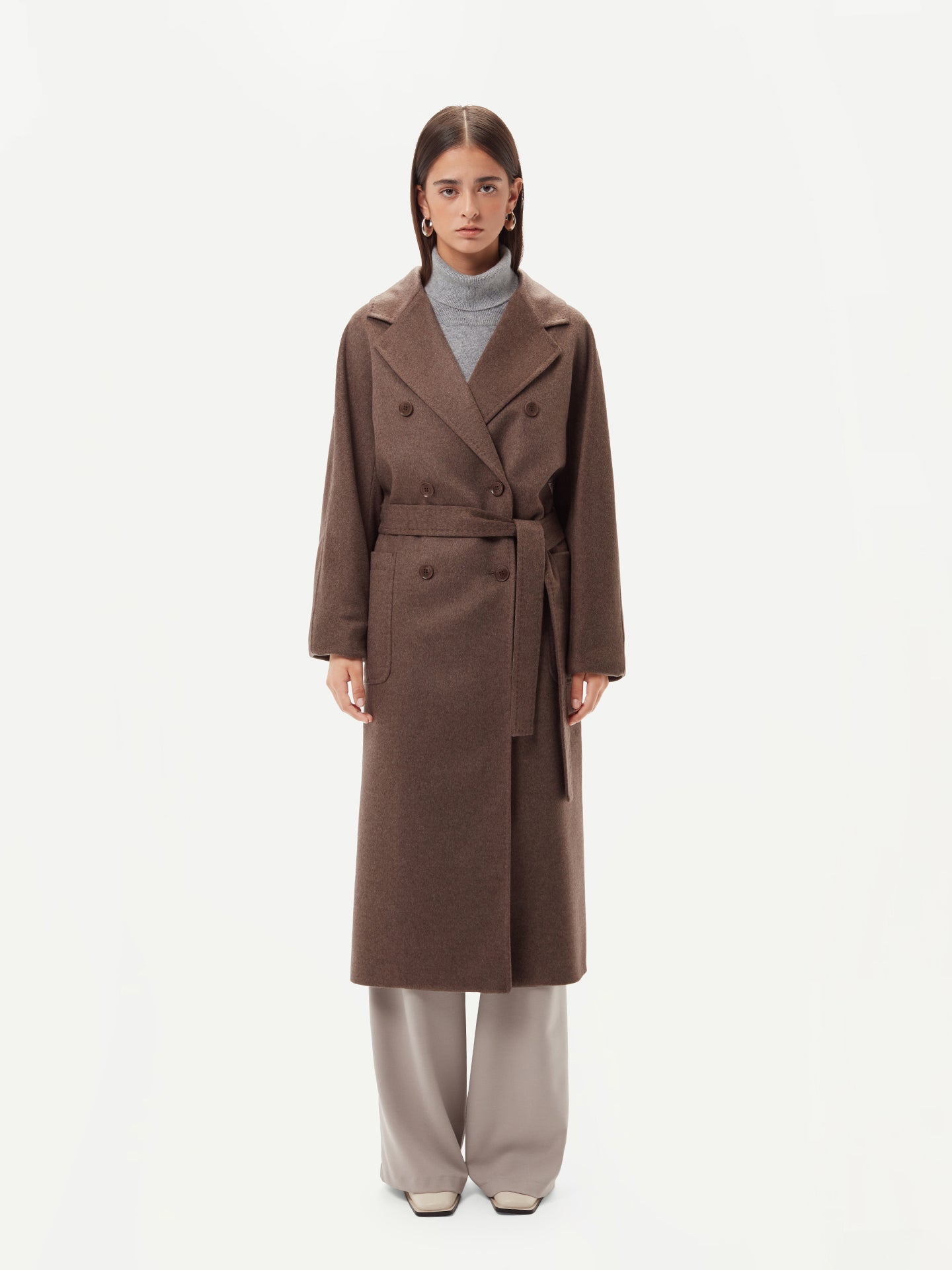 Cashmere Belted Coat