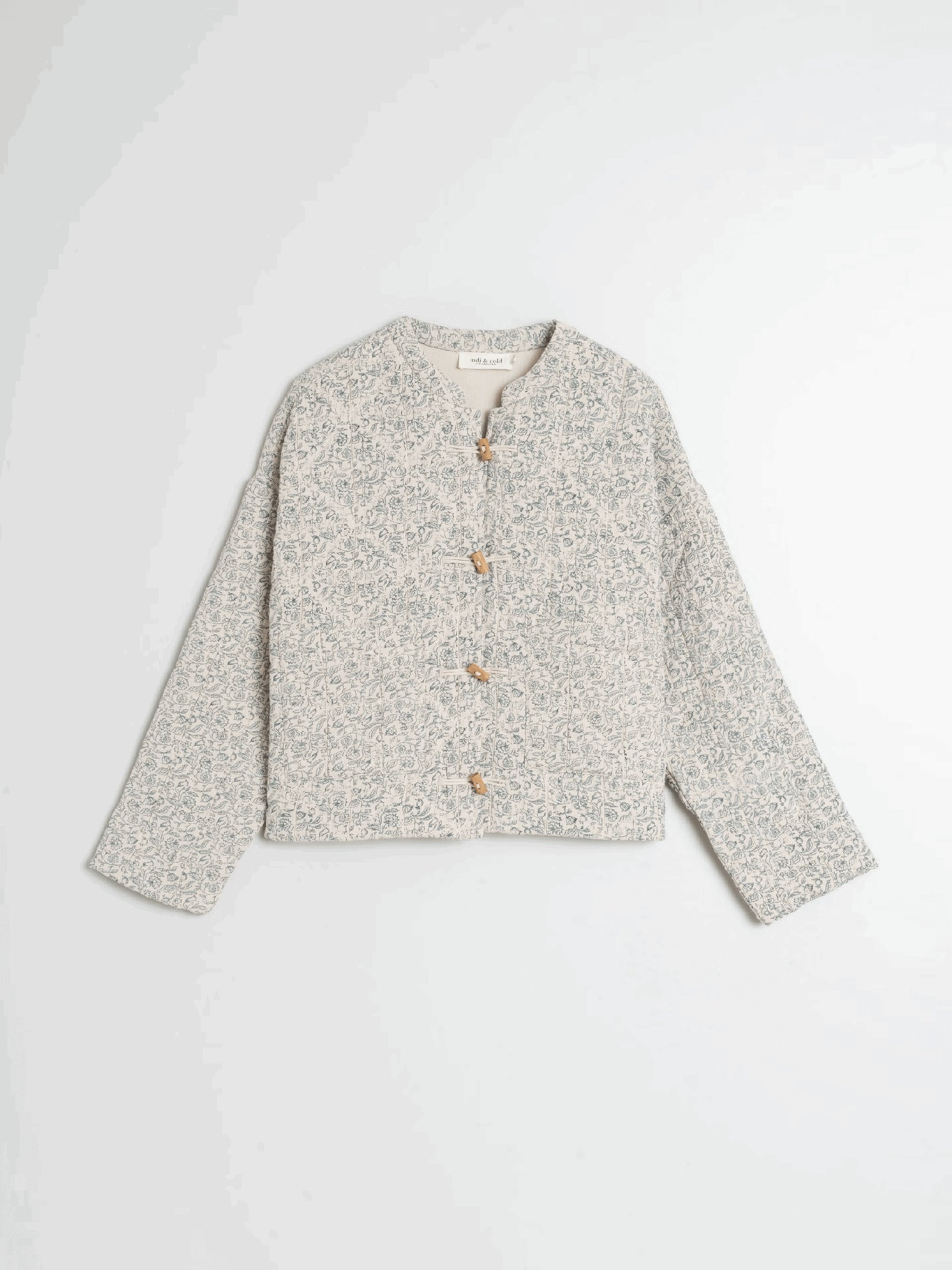 Cotton jacquard jacket