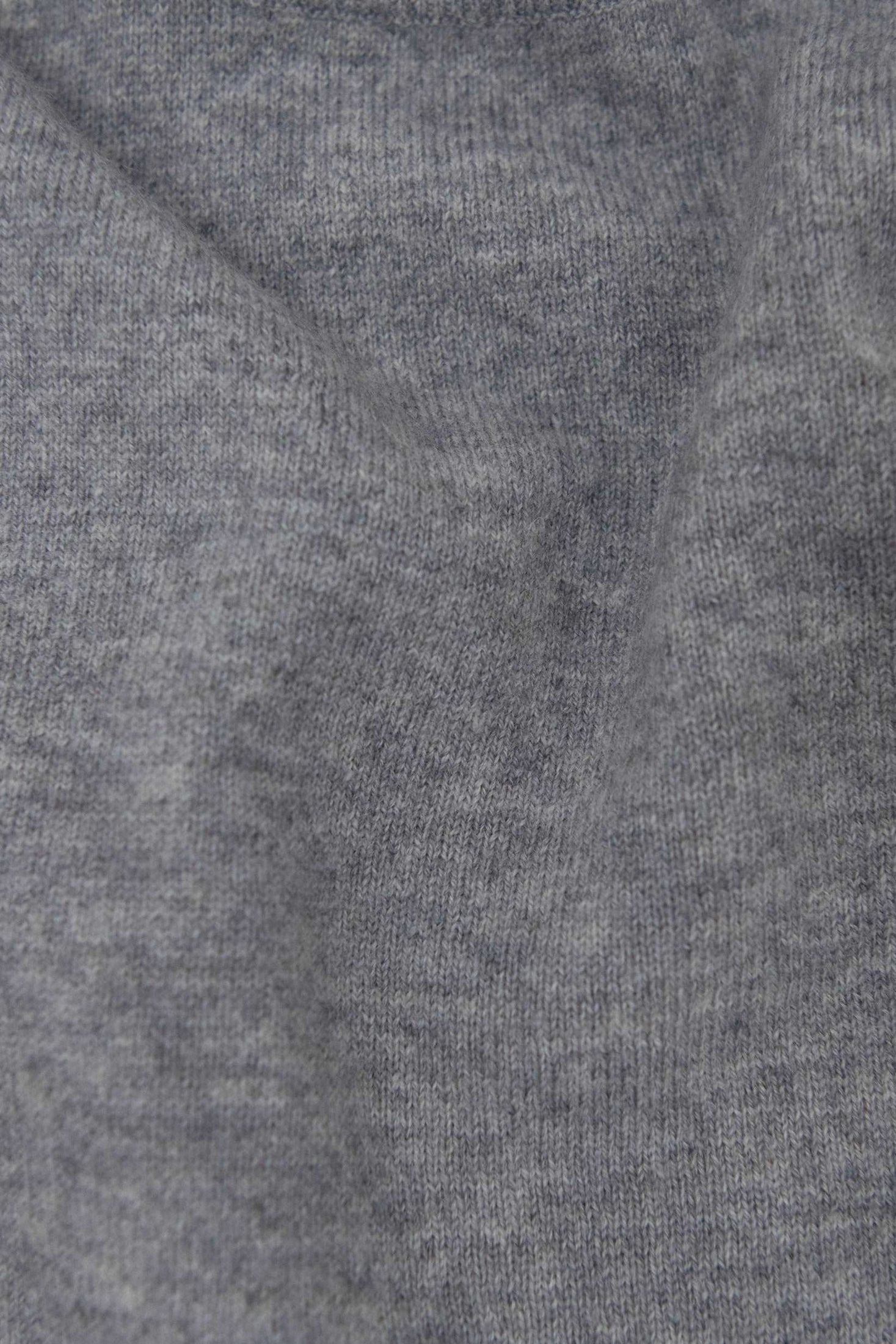 Grey cashmere sweater.