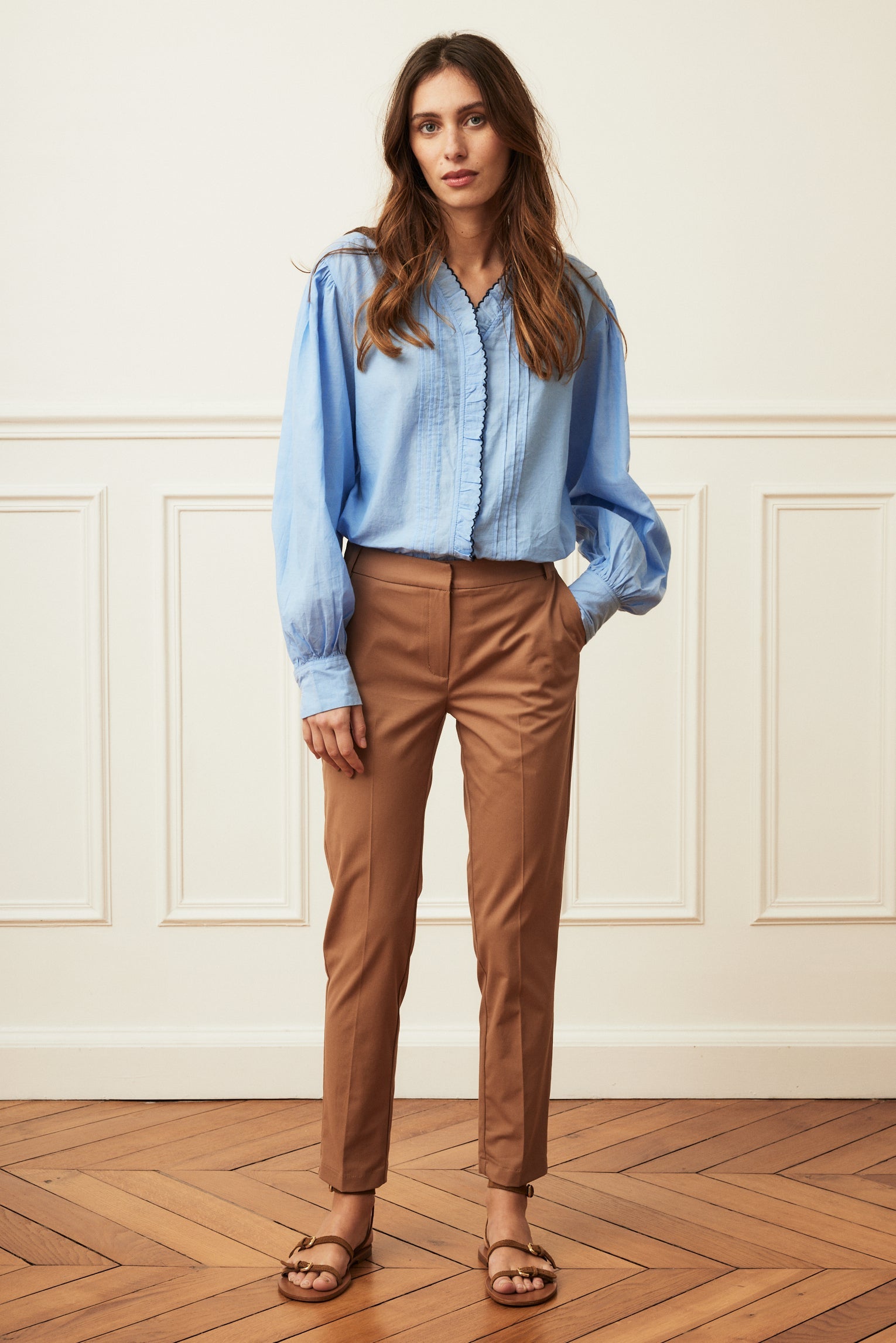 Suit pants cropped