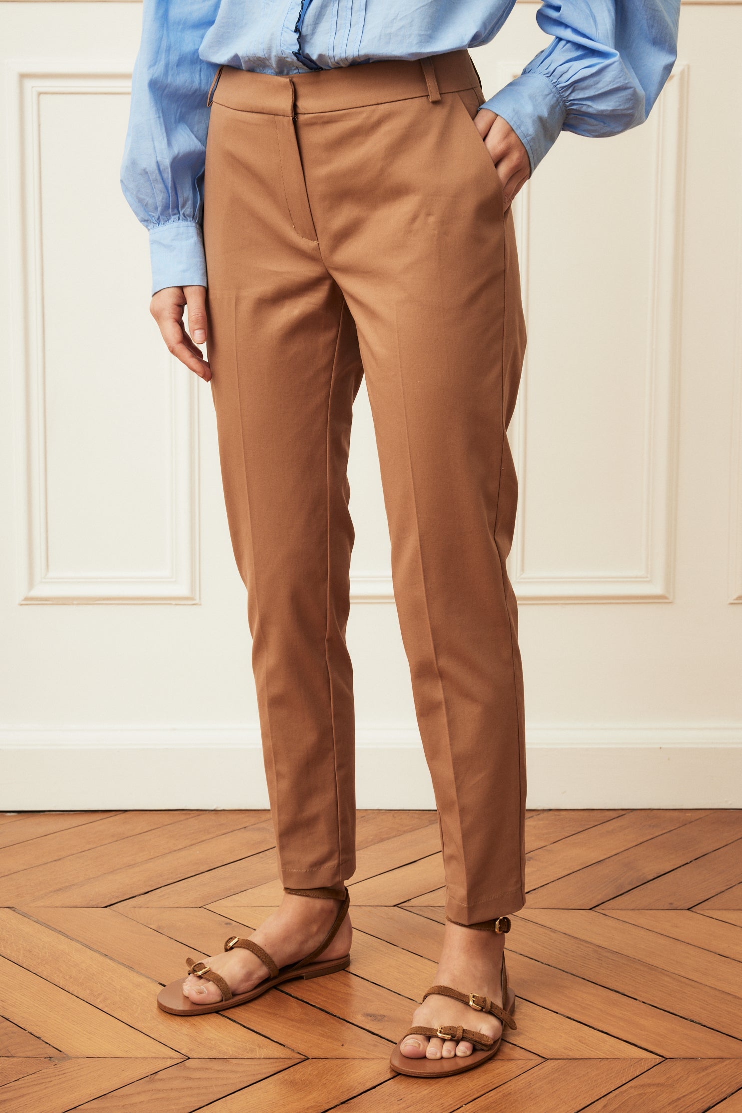 Suit pants cropped