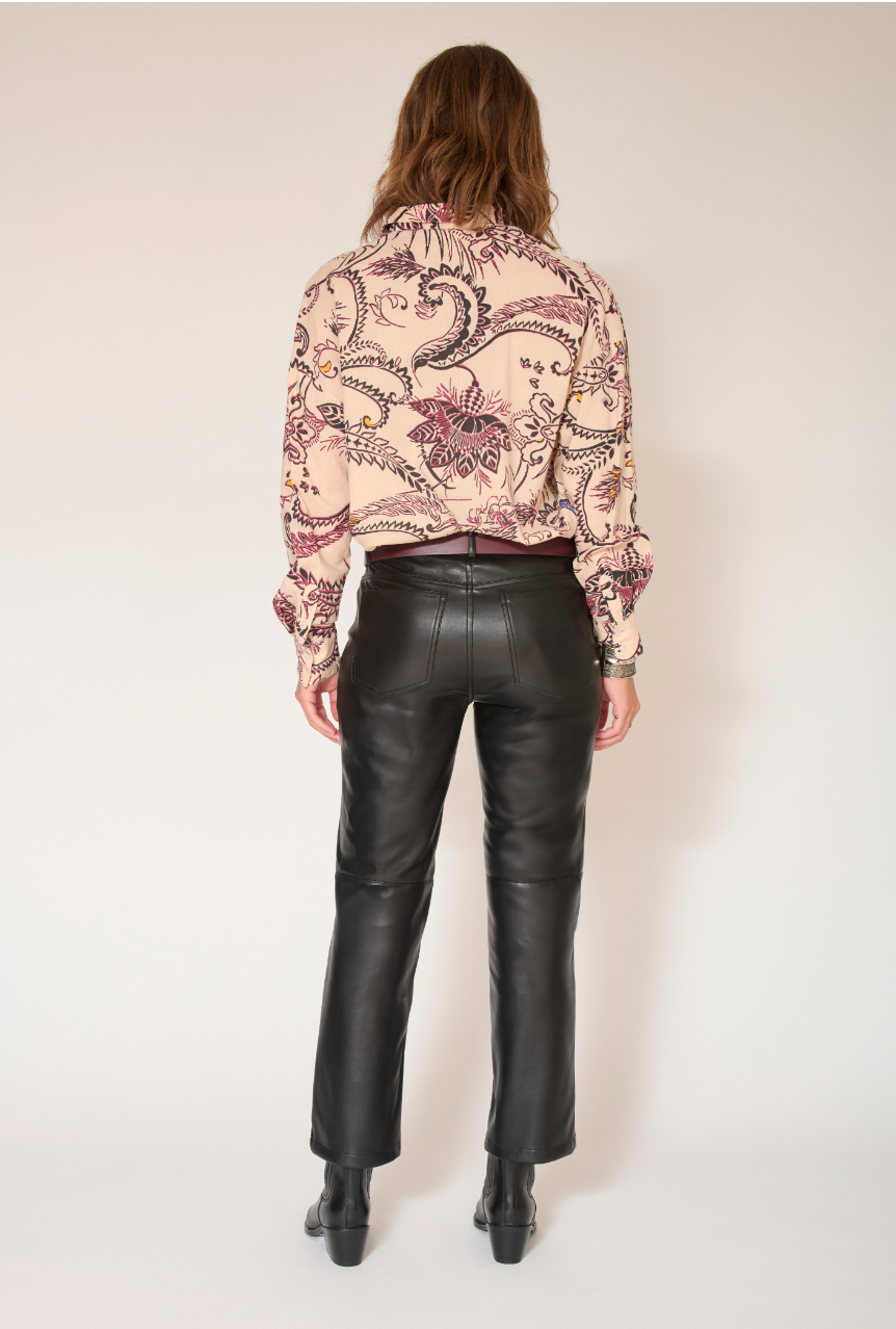 Faux leather pants - LINDA